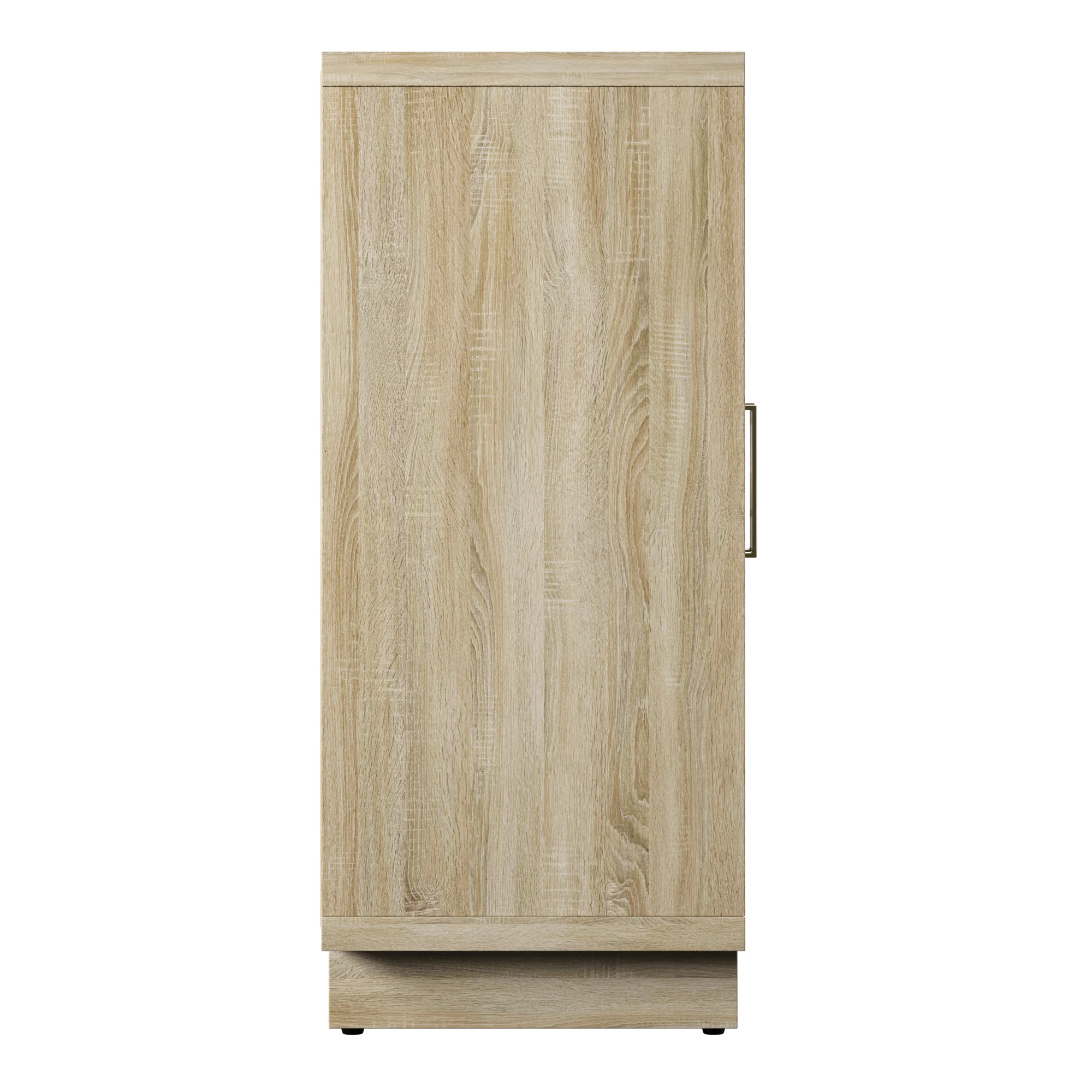 Boho Coastal Linen Design Buffet Sideboard with Shelving Storage - Image 18