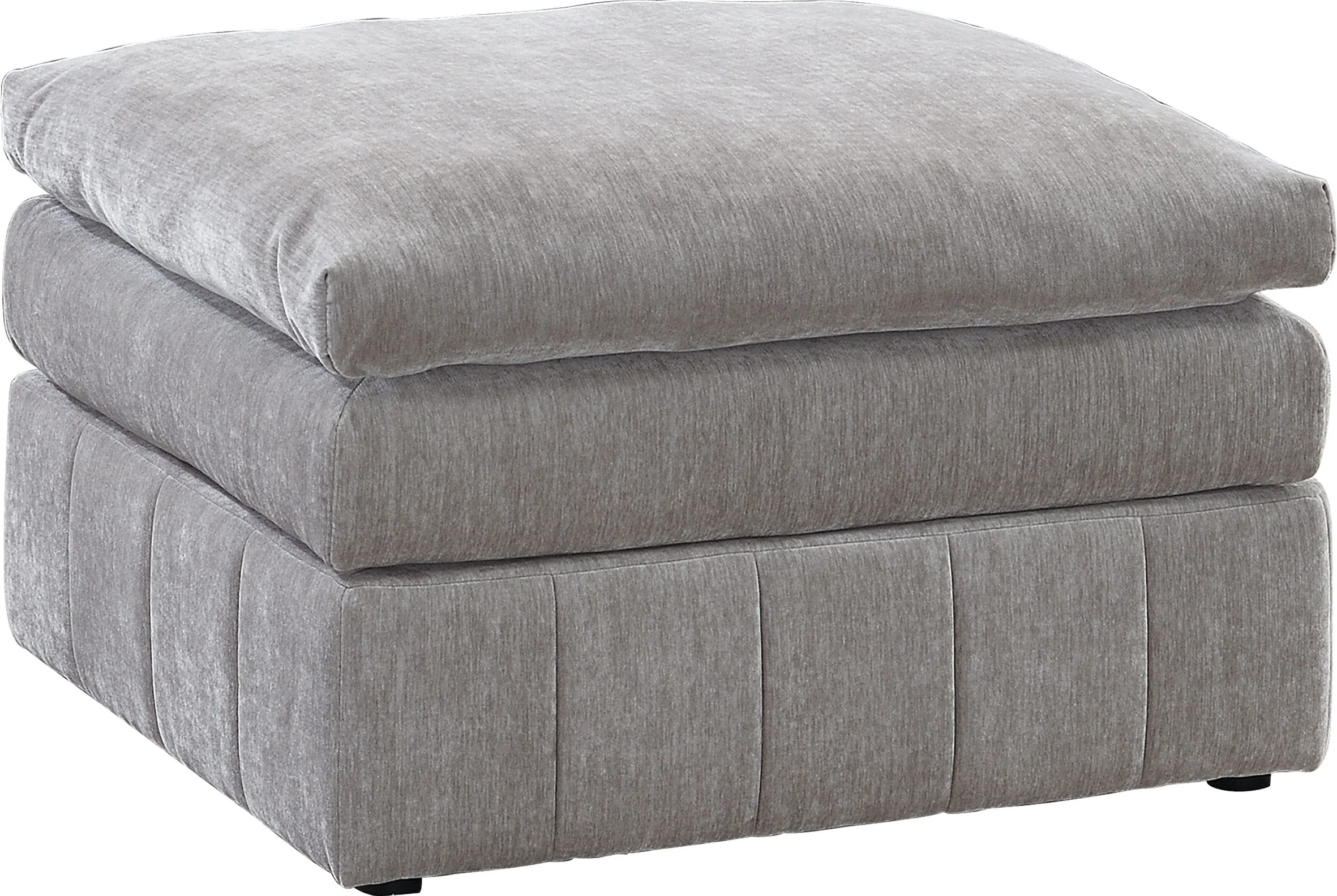 Contemporary 5 Piece Modular Sectional Set  with Two Ottomans - Image 12