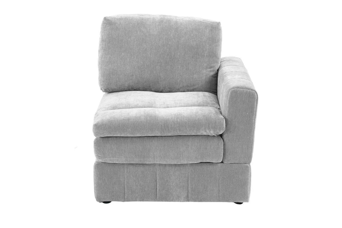 Contemporary 5 Piece Modular Sectional Set  with Two Ottomans - Image 13