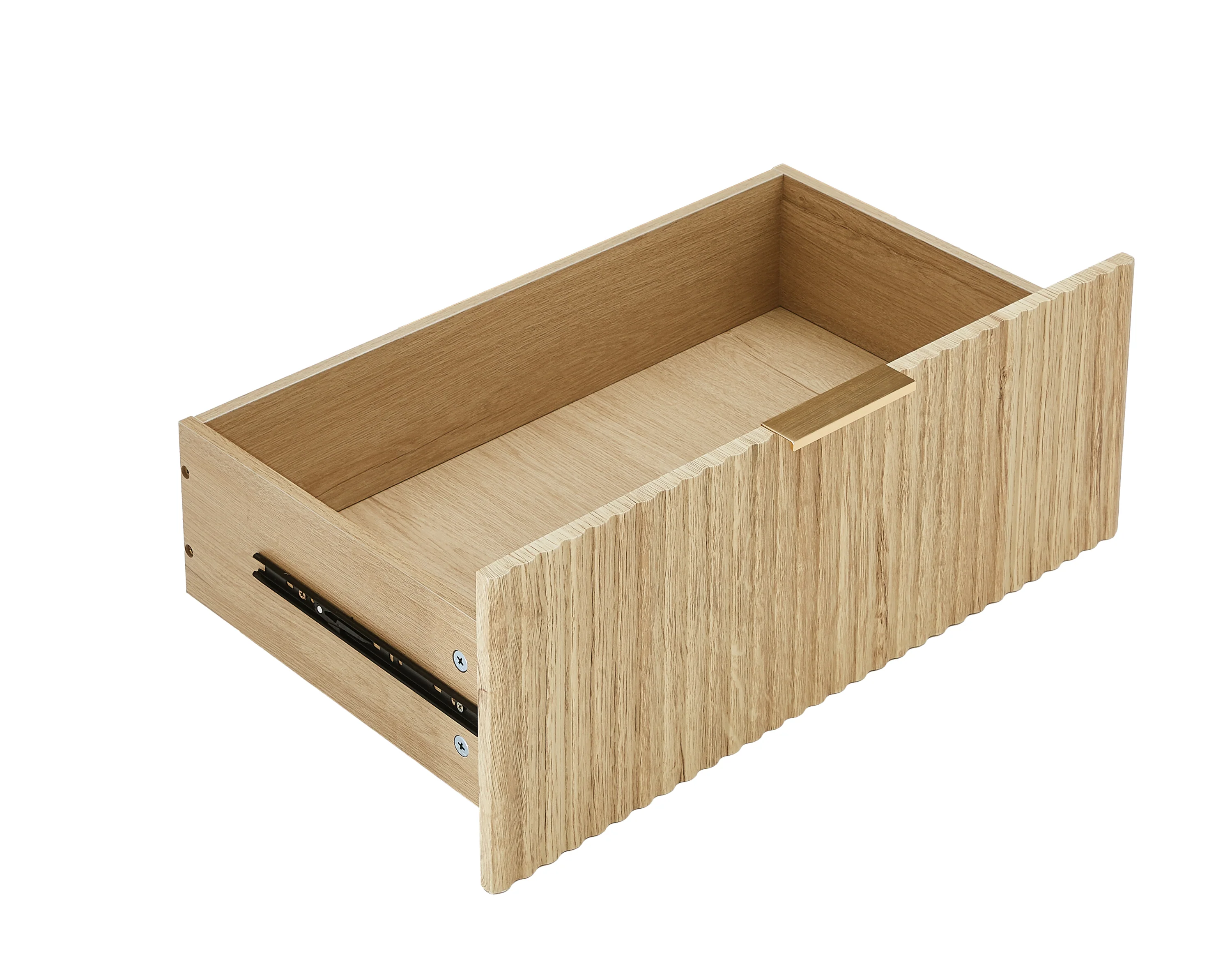 Curved wave Design Fluted 55' Wide Modern 6 Drawers Dresser - Image 24