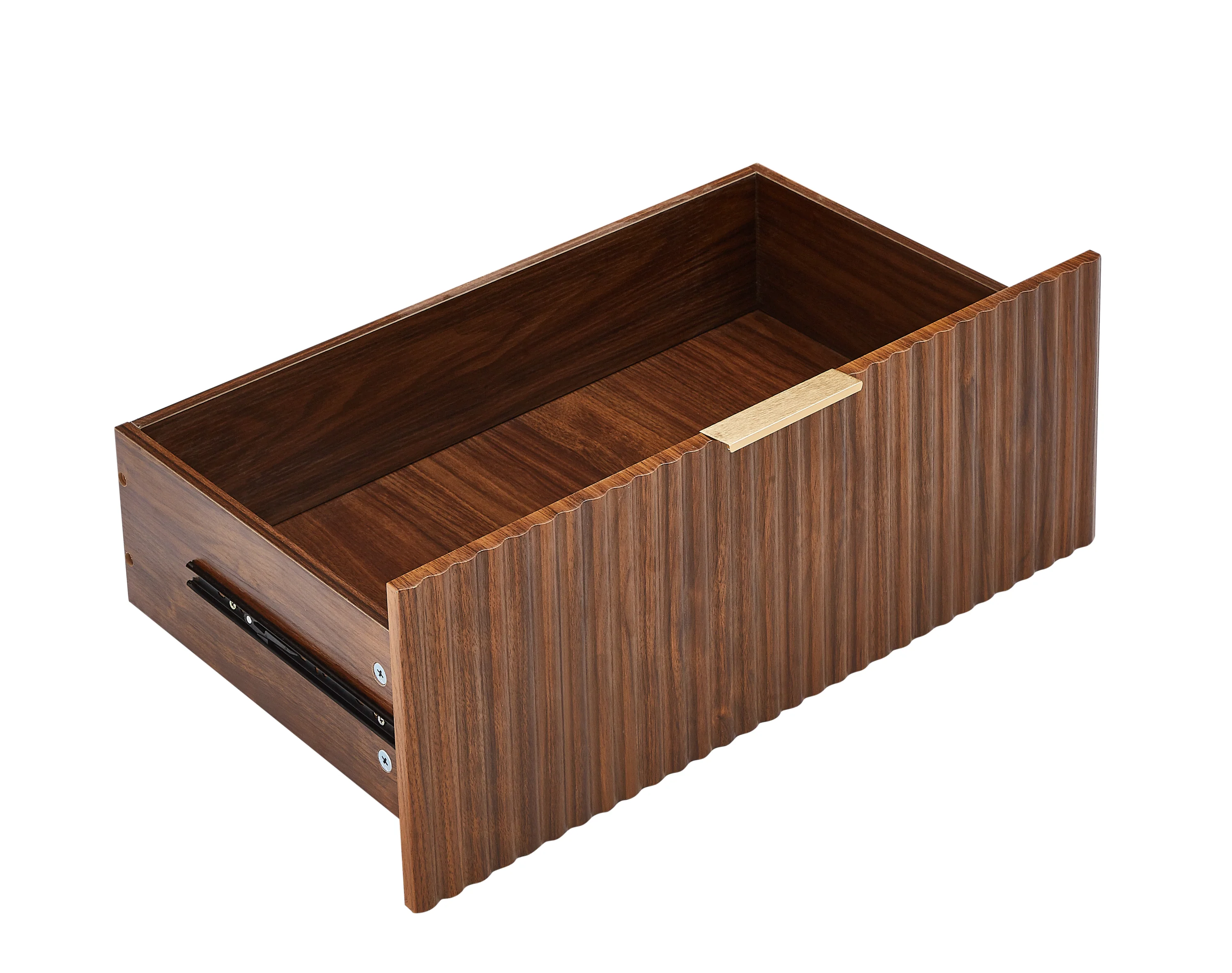 Curved wave Design Fluted 55' Wide Modern 6 Drawers Dresser - Image 32