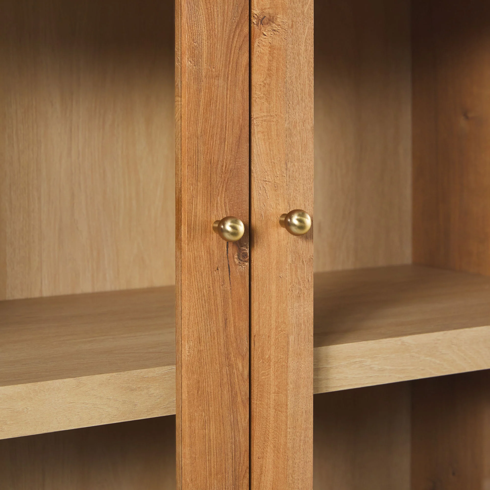 Darci Modern Arched Bookshelf Cabinet with Glass Doors - Image 13