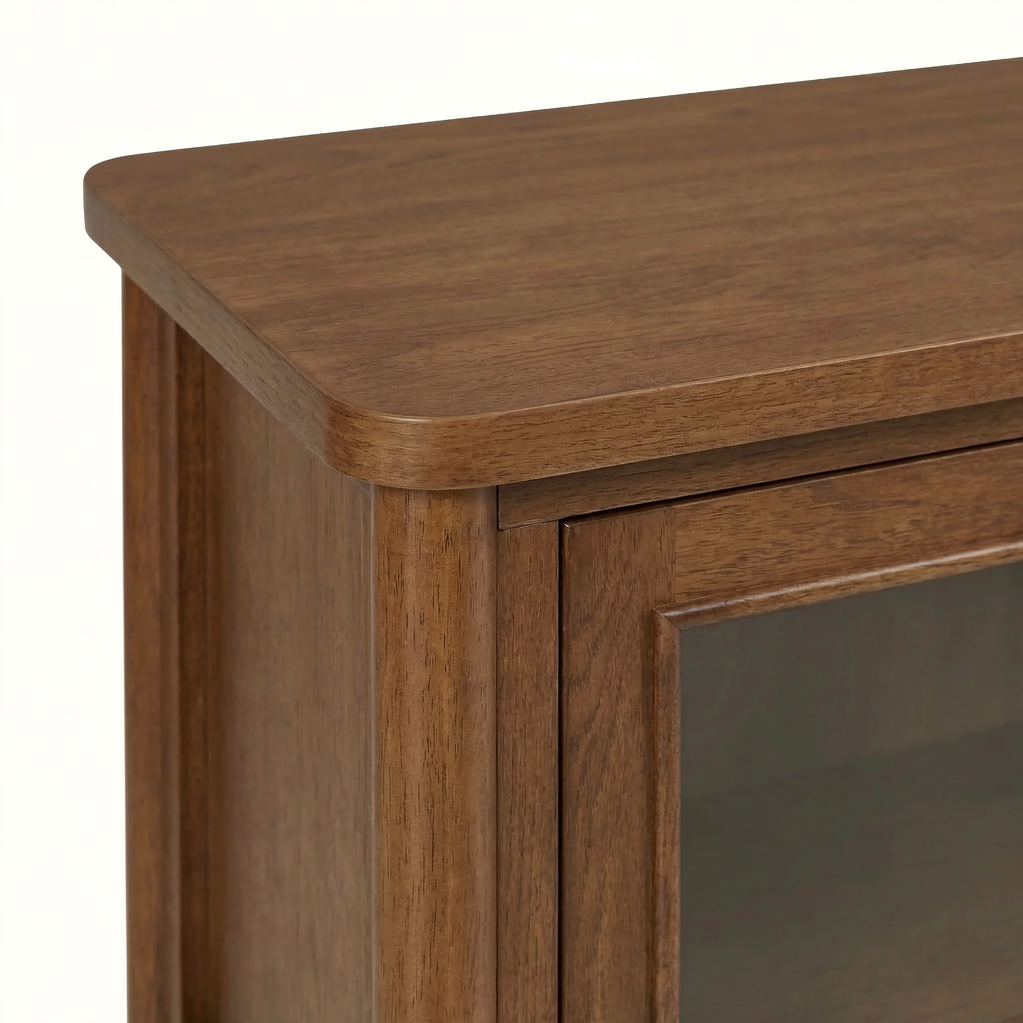 Diedra Modern Glass Accent Cabinet with Storage - Image 12