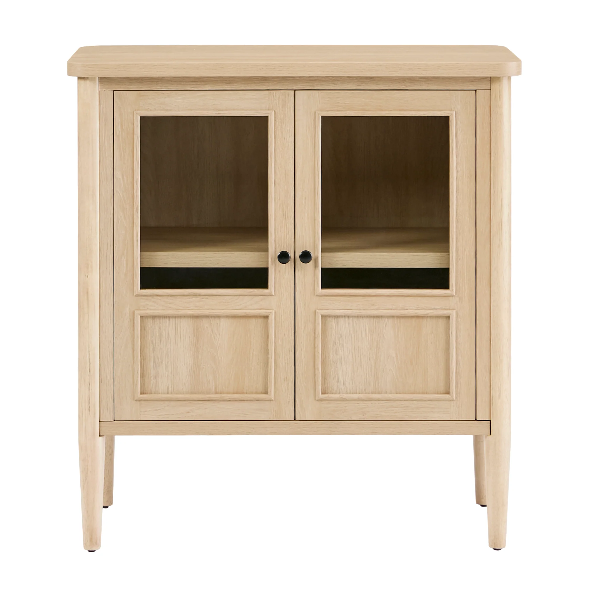 Diedra Modern Glass Accent Cabinet with Storage - Image 30