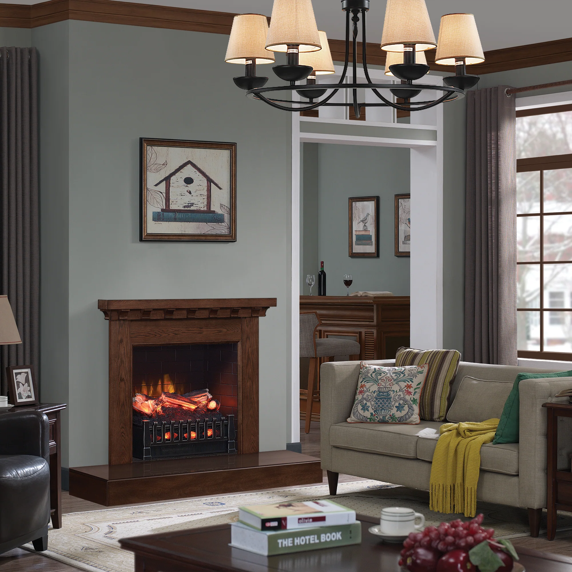 duraflame® Electric Log Set Heater with Remote Control - Image 9