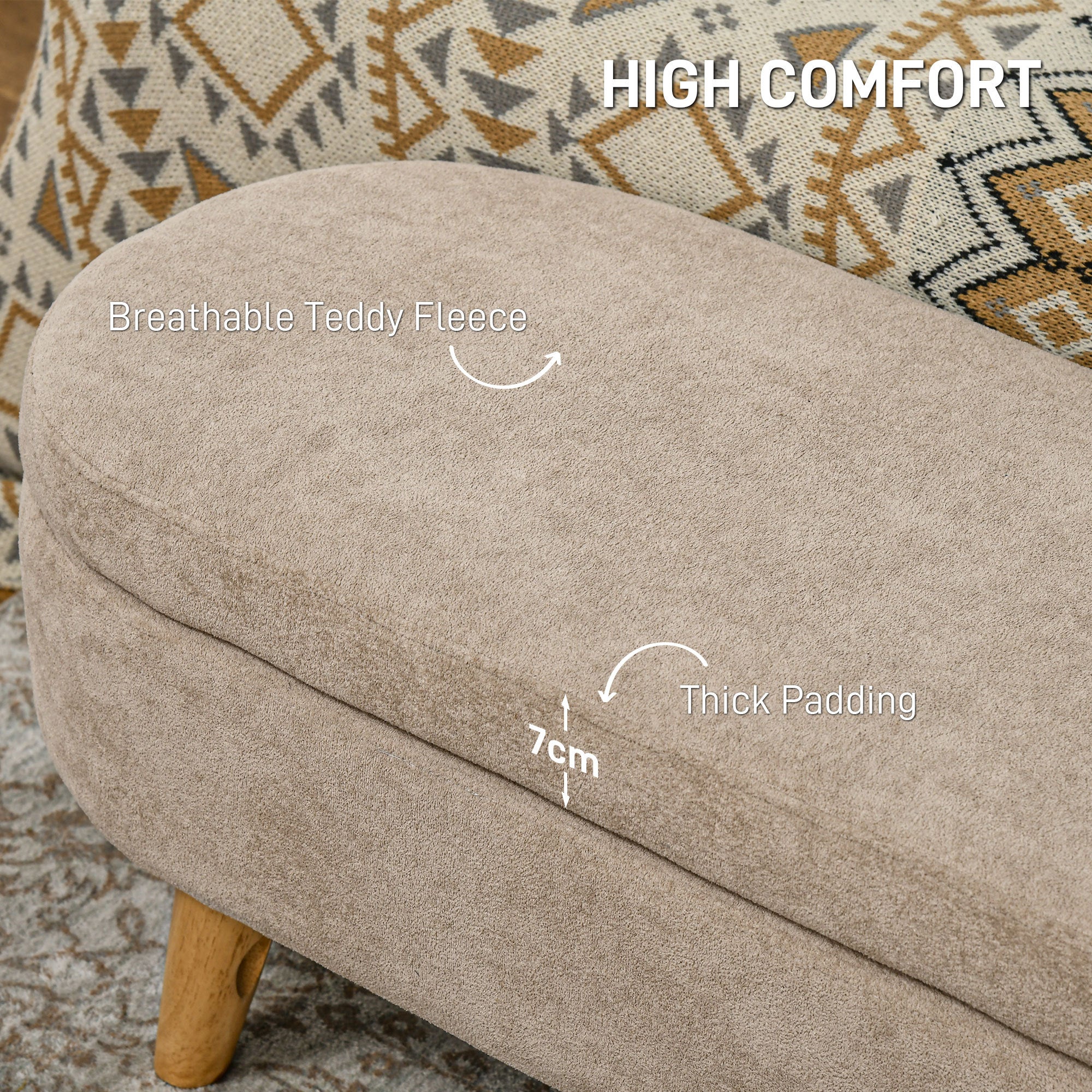 Walker Edison | Teddy Storage Ottoman Bench for any room - Image 7