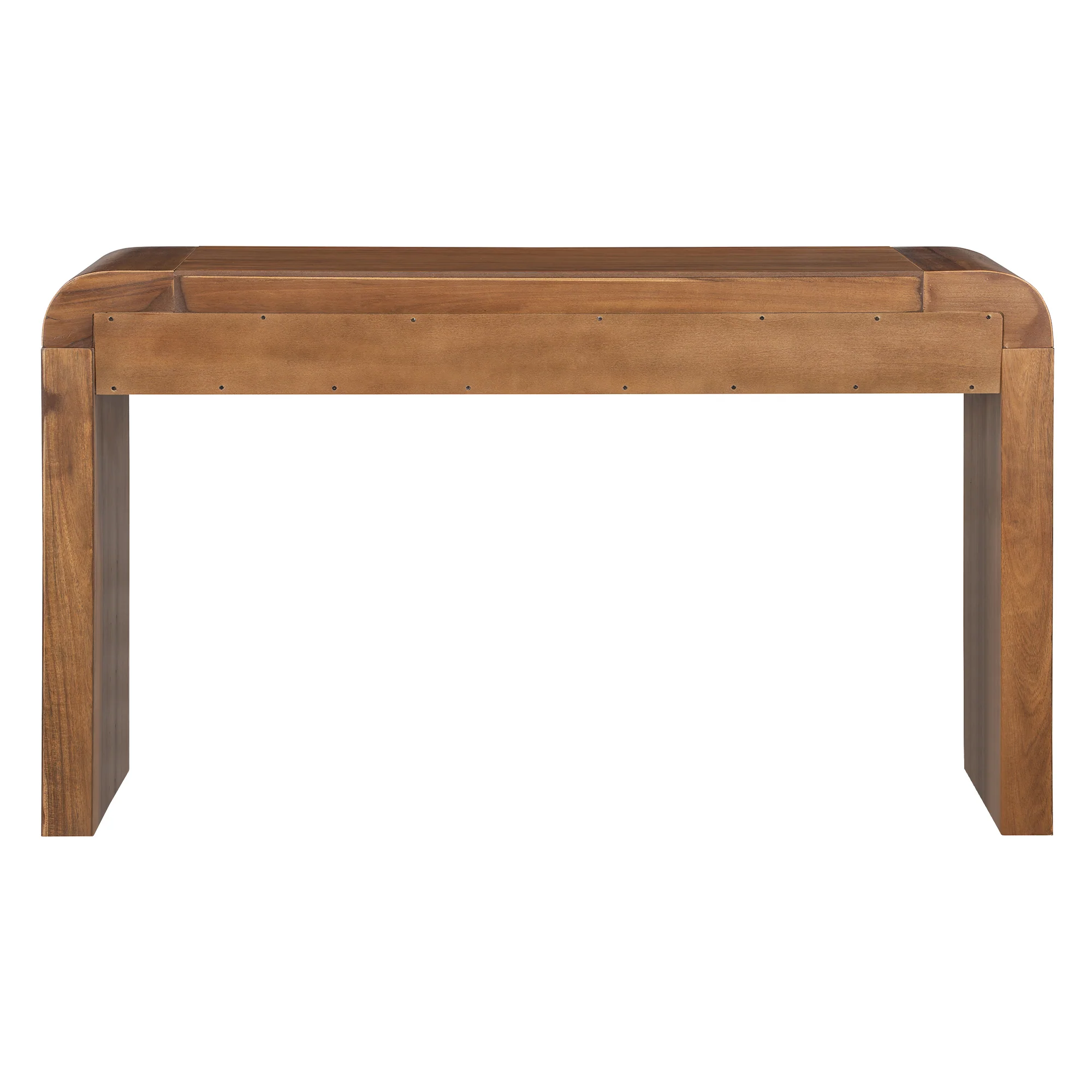 Walker Edison | Entryway Fluted Curve Design Console/Desk Table with Drawers - Image 24