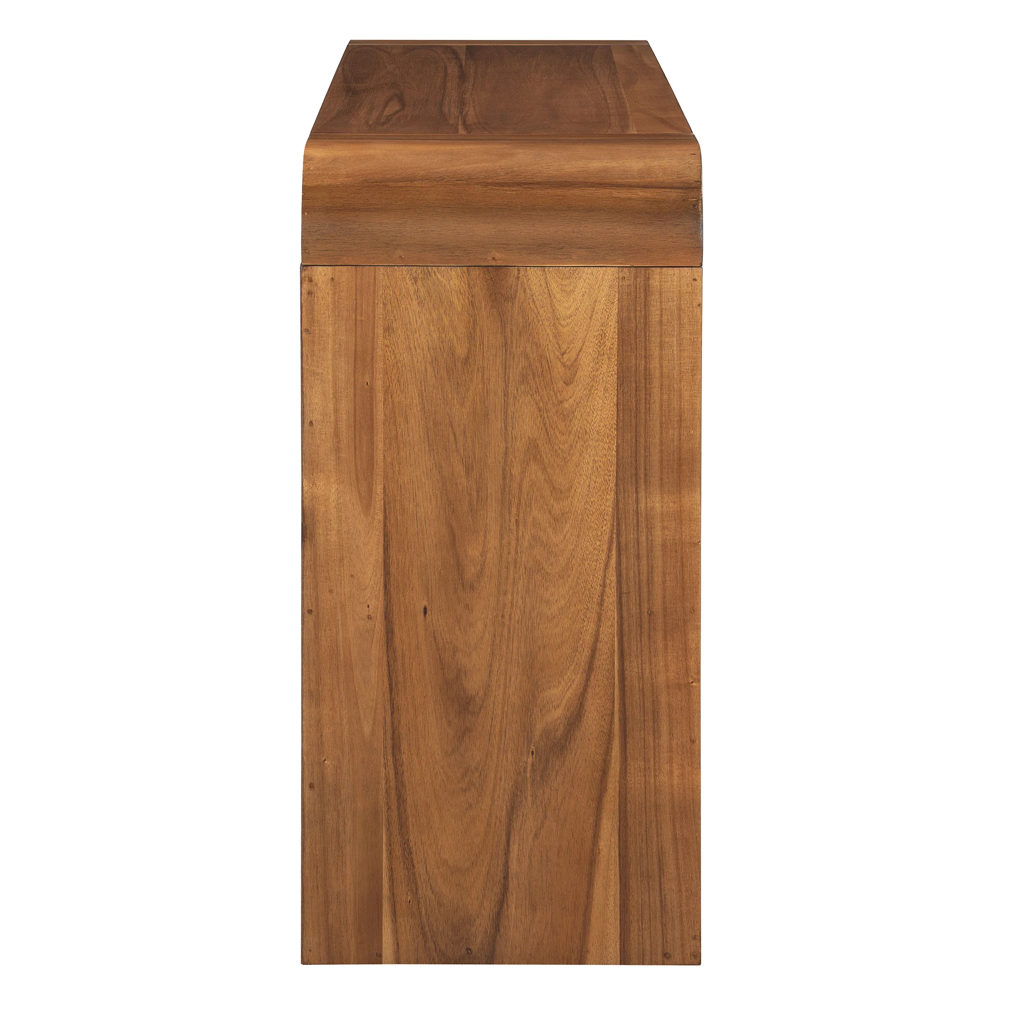 Walker Edison | Entryway Fluted Curve Design Console/Desk Table with Drawers - Image 26