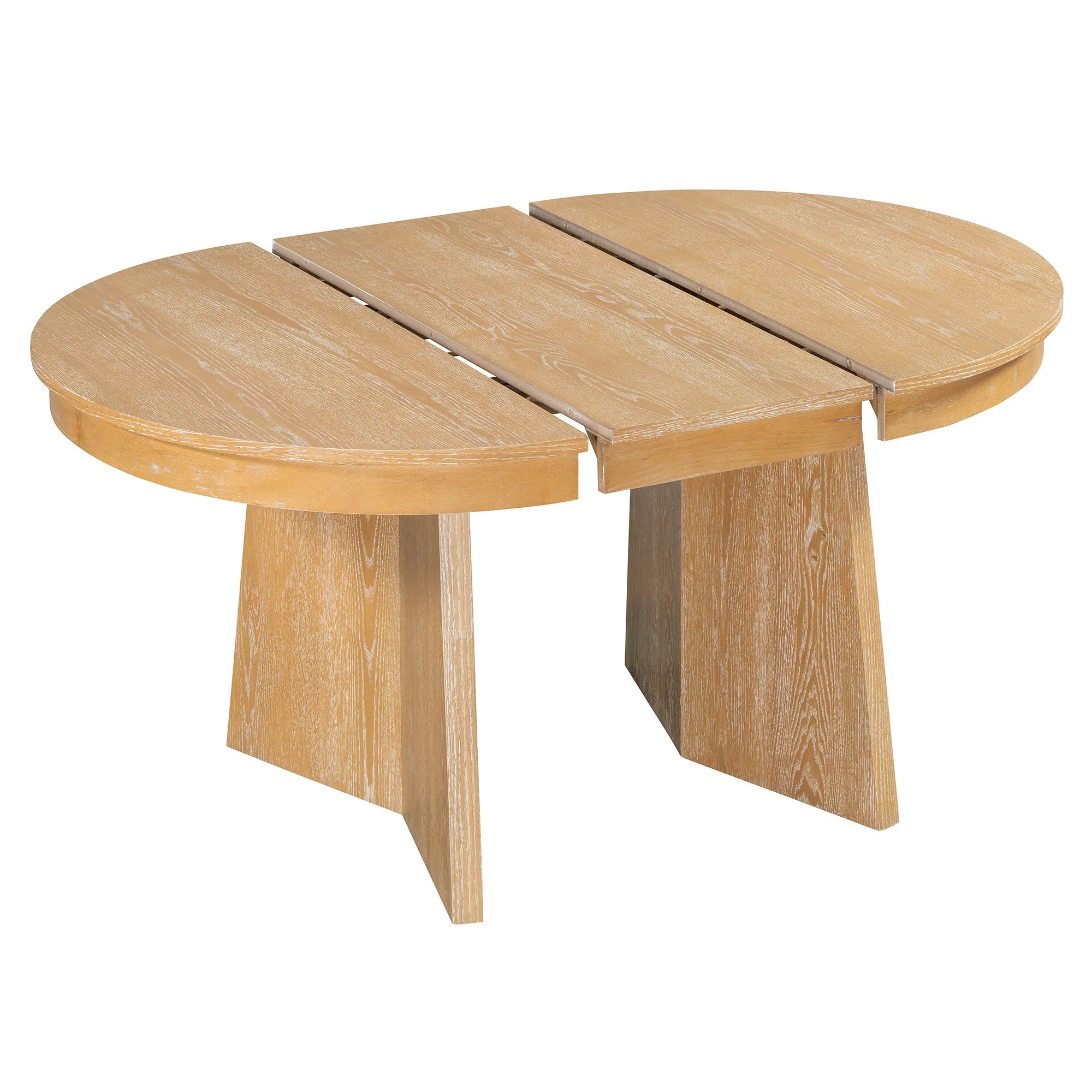 Walker Edison | Extendable 5-Piece Round Dining Table Set for 4 - Image 13