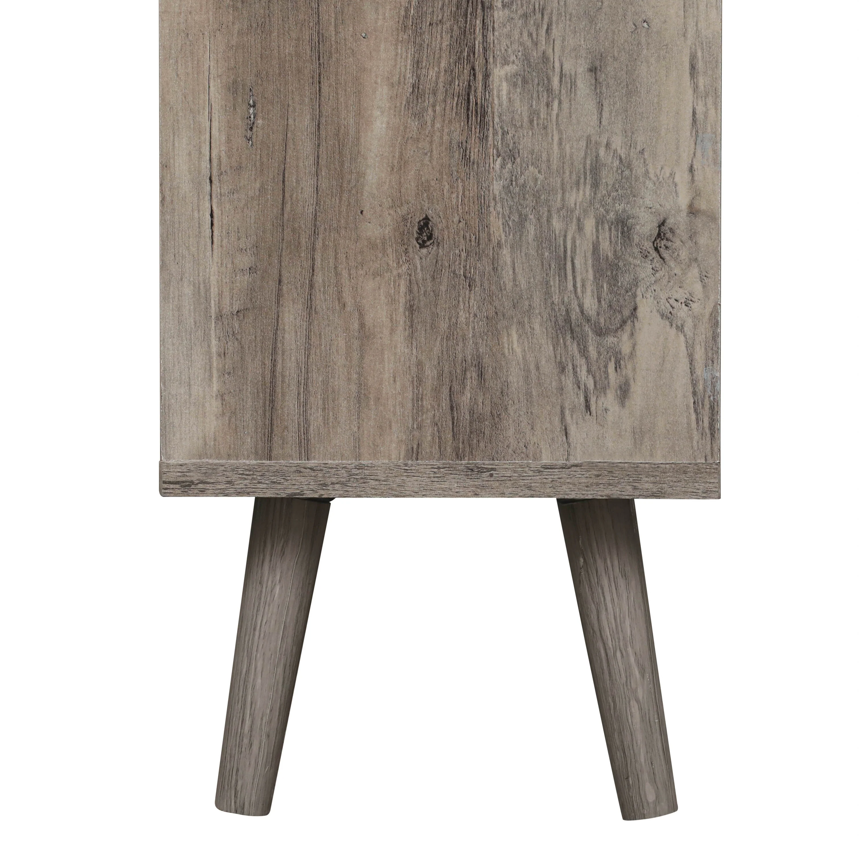 Walker Edison | Modern Rattan 4 Door Shoe Rack Cabinet for Entryway - Image 26
