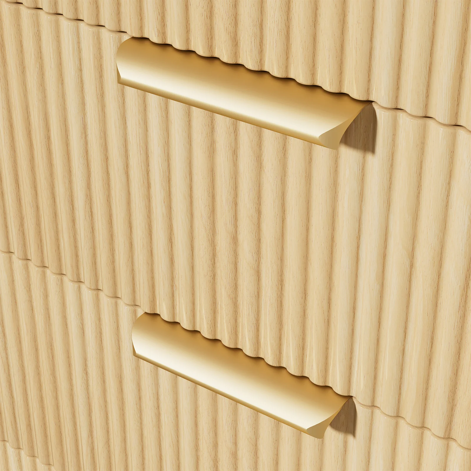 Fluted 8 Drawer 47" Dresser - Image 7