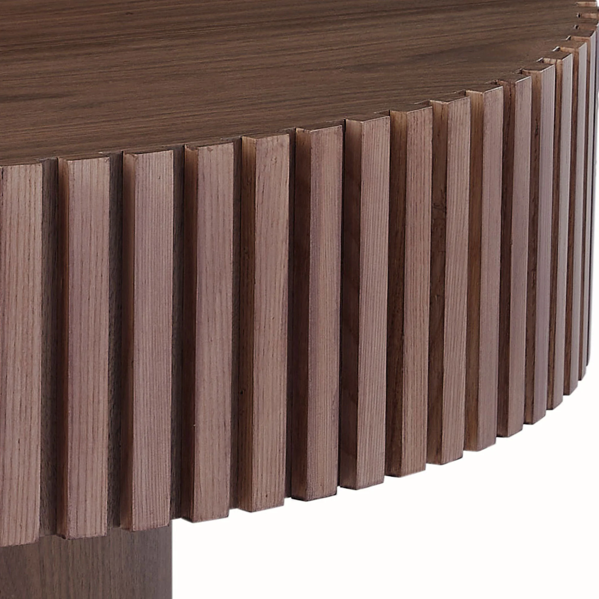 Walker Edison | Fluted Modern Coffee Table - Image 3