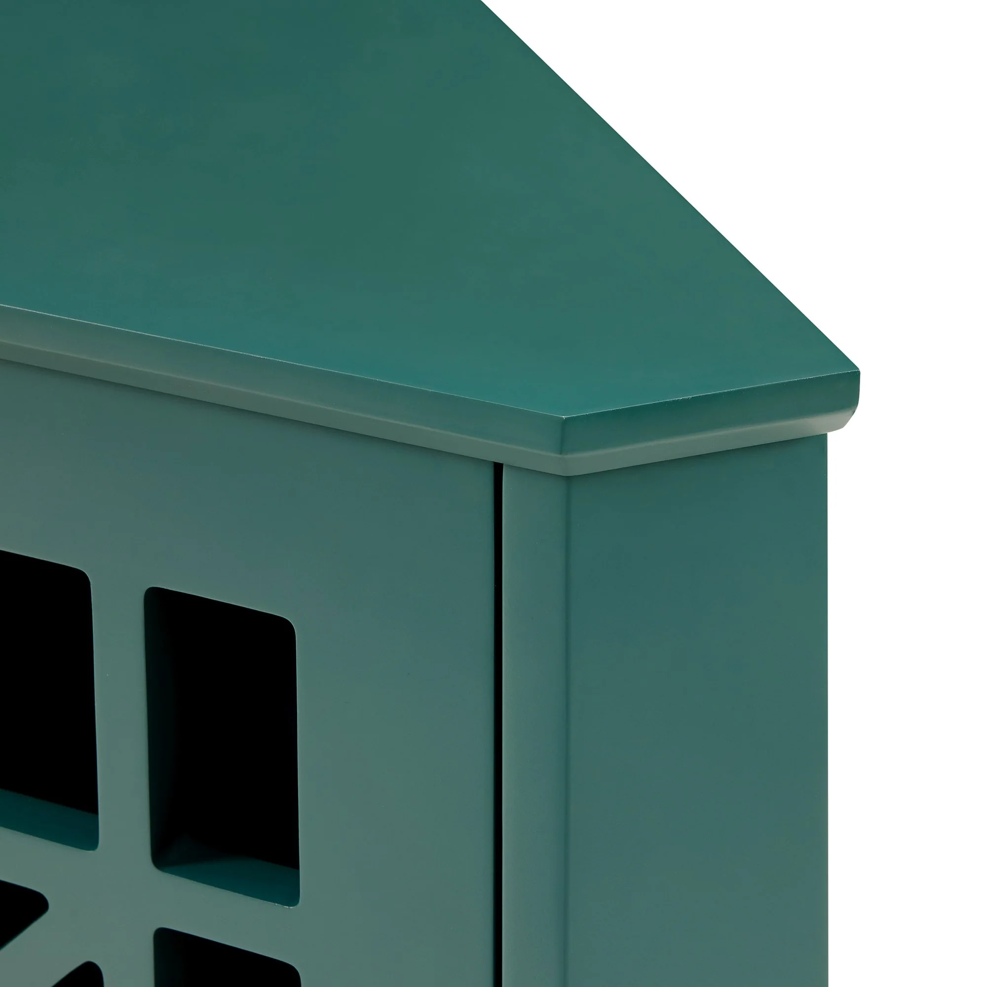 Gwen Fretwork Corner Accent Cabinet - Image 6