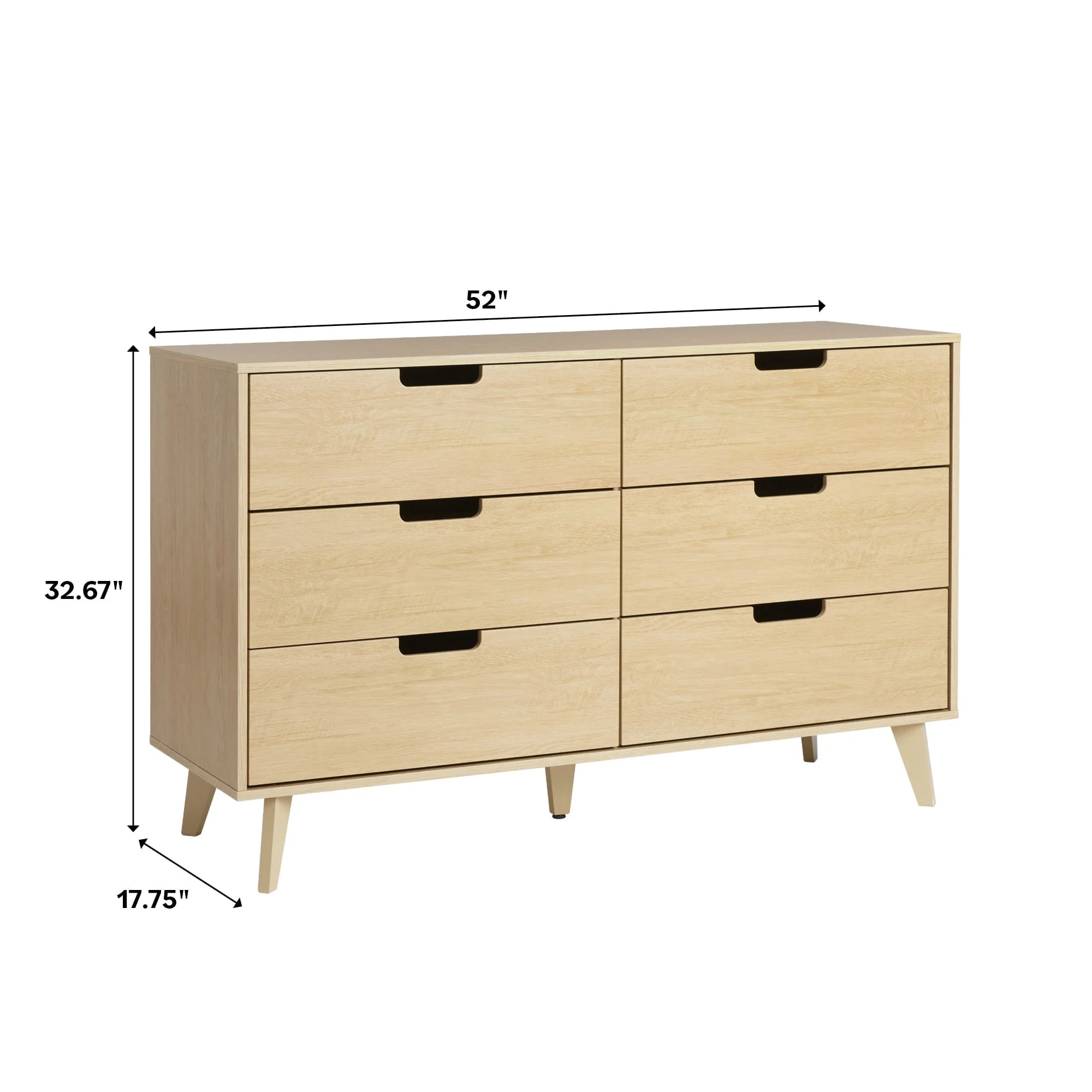 Sloane Hans Mid-Century Modern Angle-Leg Dresser - Image 5
