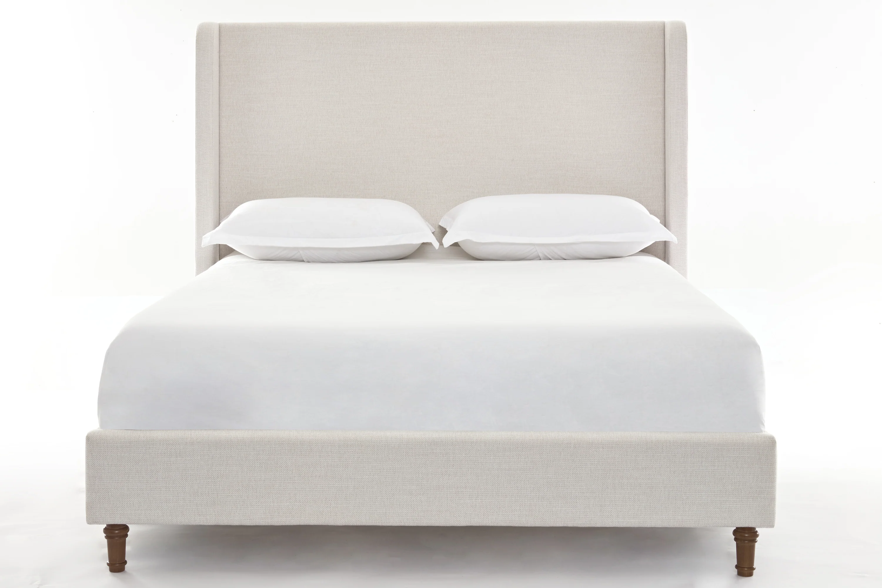 Walker Edison | Harper Tall 54" Headboard Upholstered Queen Bed - Image 12