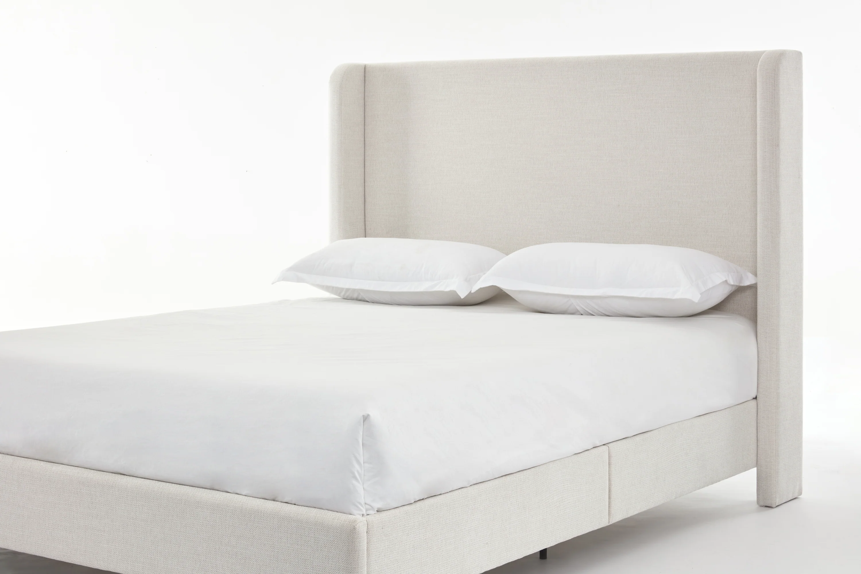 Walker Edison | Harper Tall 54" Headboard Upholstered Queen Bed - Image 13