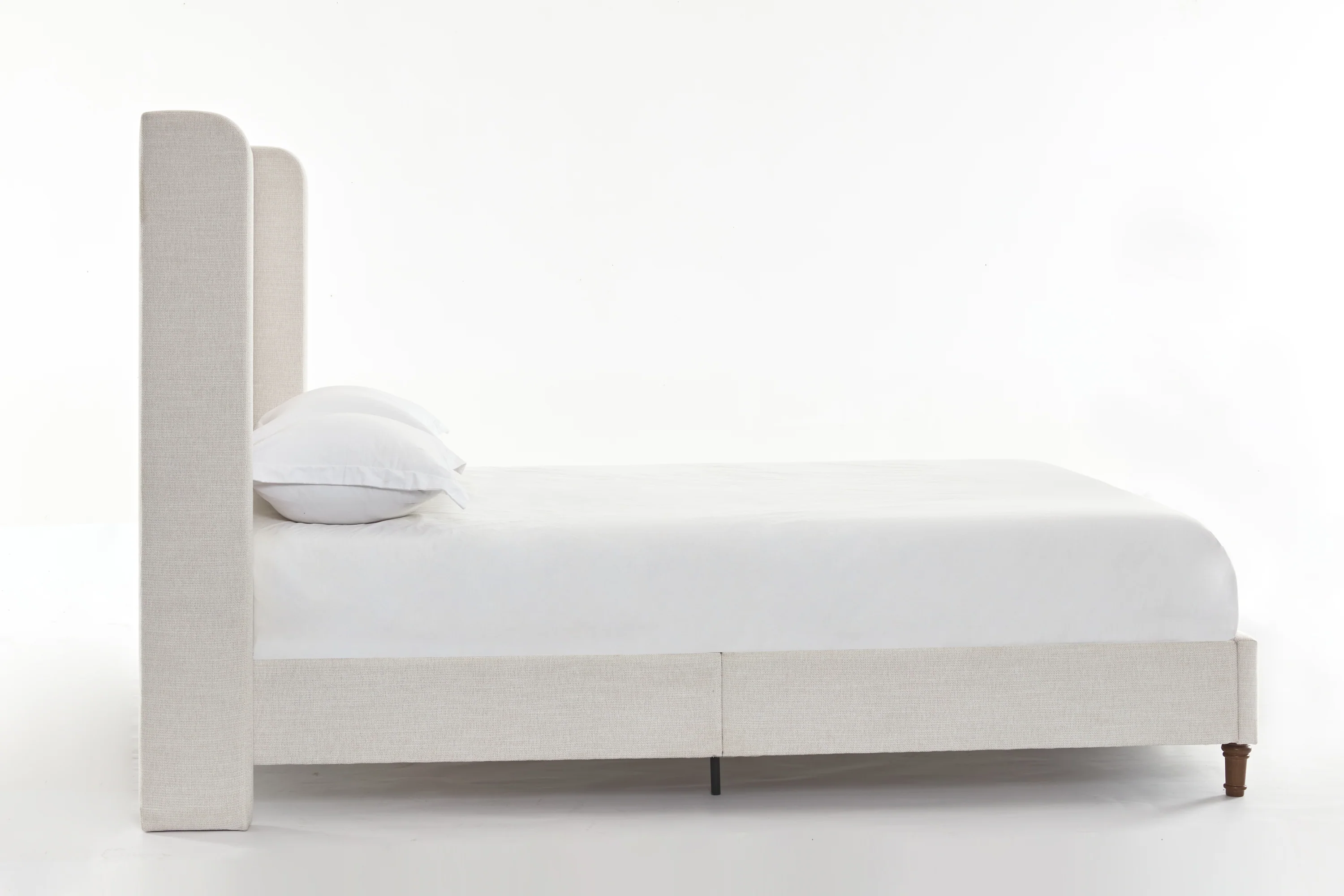 Walker Edison | Harper Tall 54" Headboard Upholstered Queen Bed - Image 15