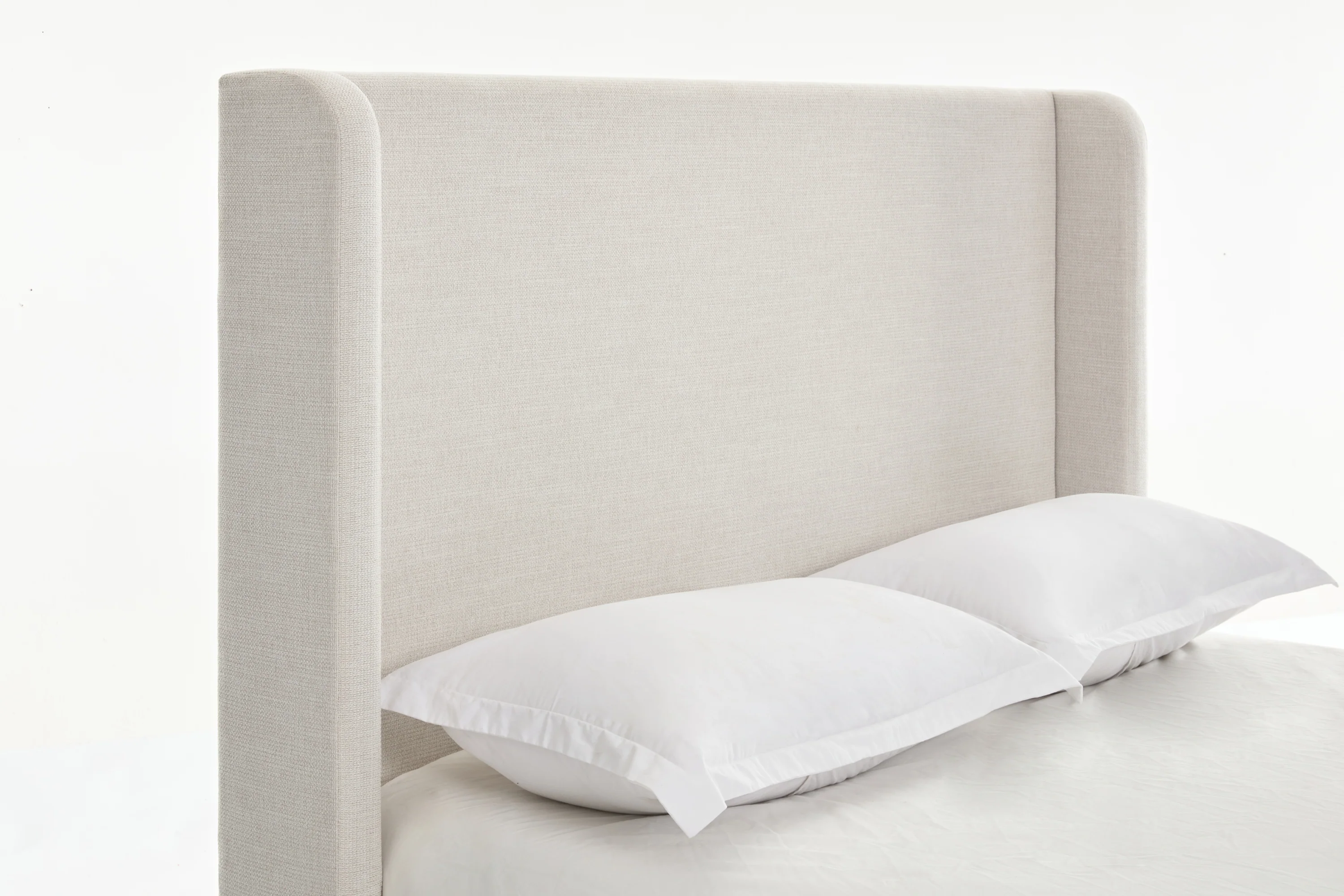 Walker Edison | Harper Tall 54" Headboard Upholstered Queen Bed - Image 16