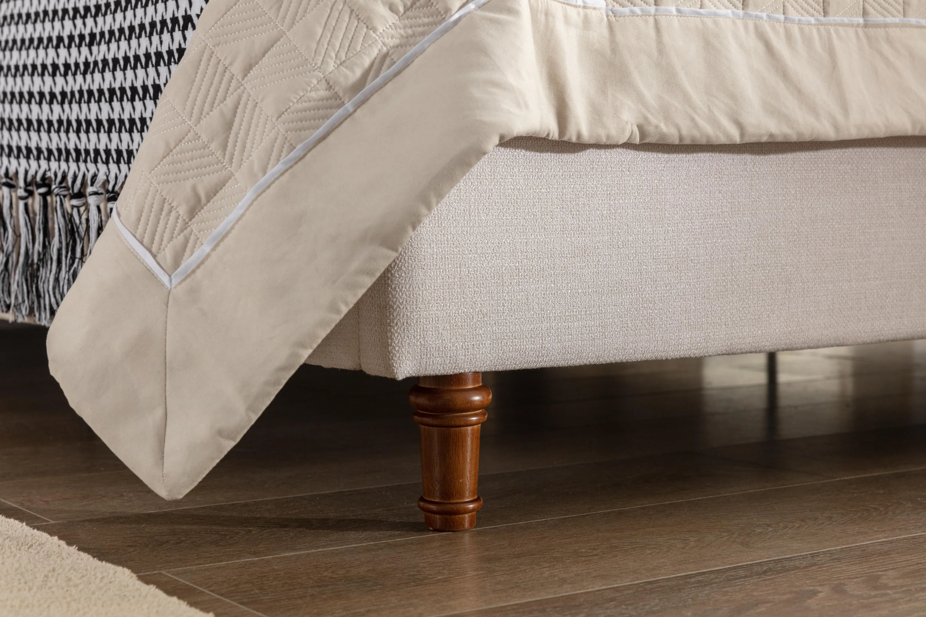Walker Edison | Harper Tall 54" Headboard Upholstered Queen Bed - Image 8