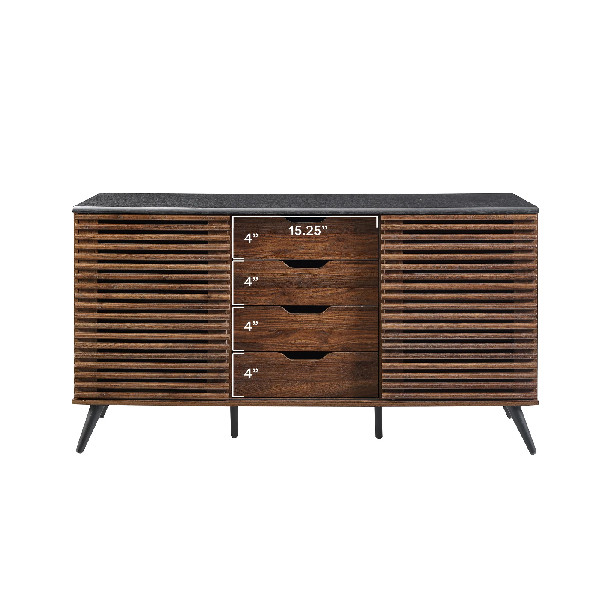 Havana Sliding Door Drawer Sideboard / TV Stand - Image 4