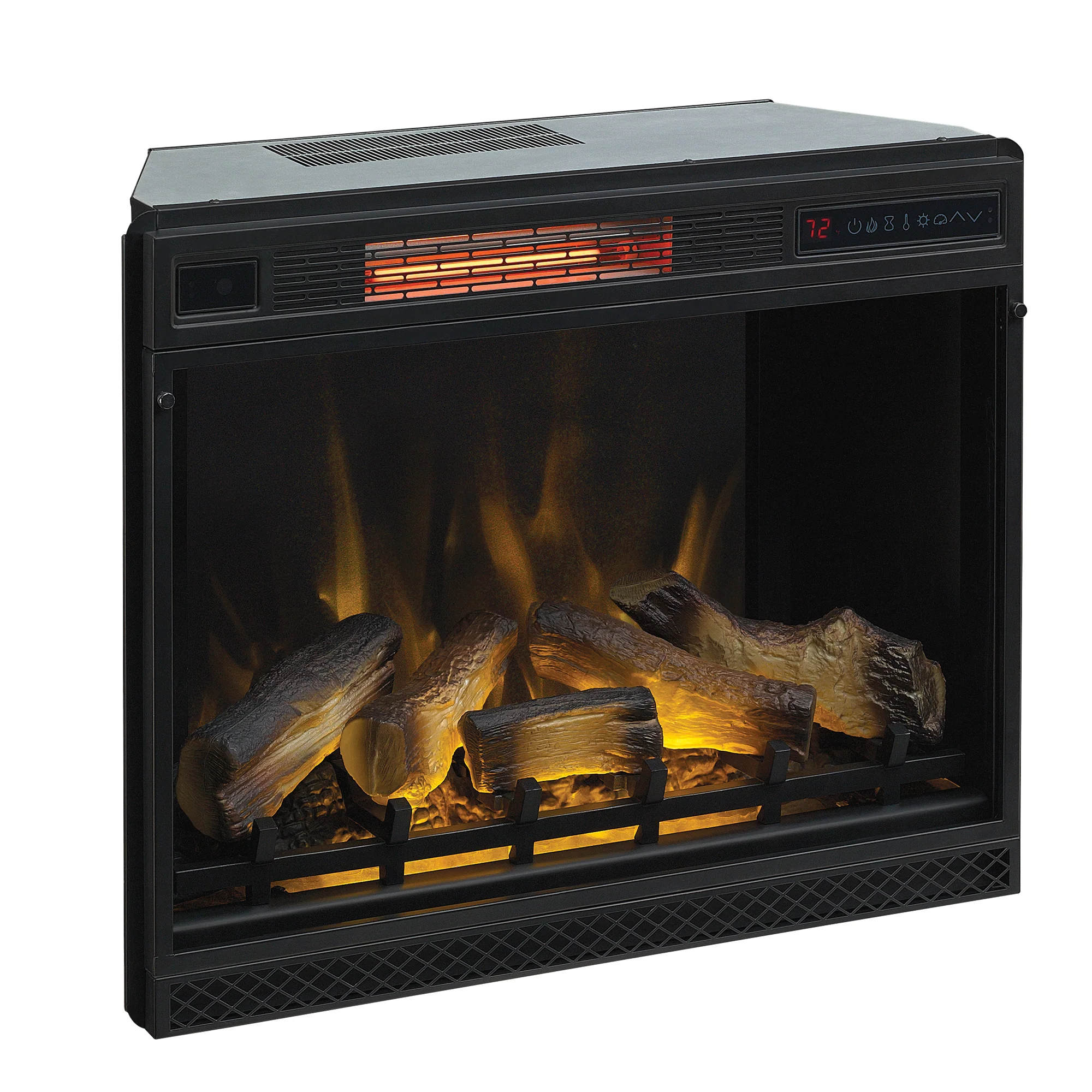 28" Infrared Quartz Fireplace Insert for Wall Mounting & In-Wall Installation - Image 4