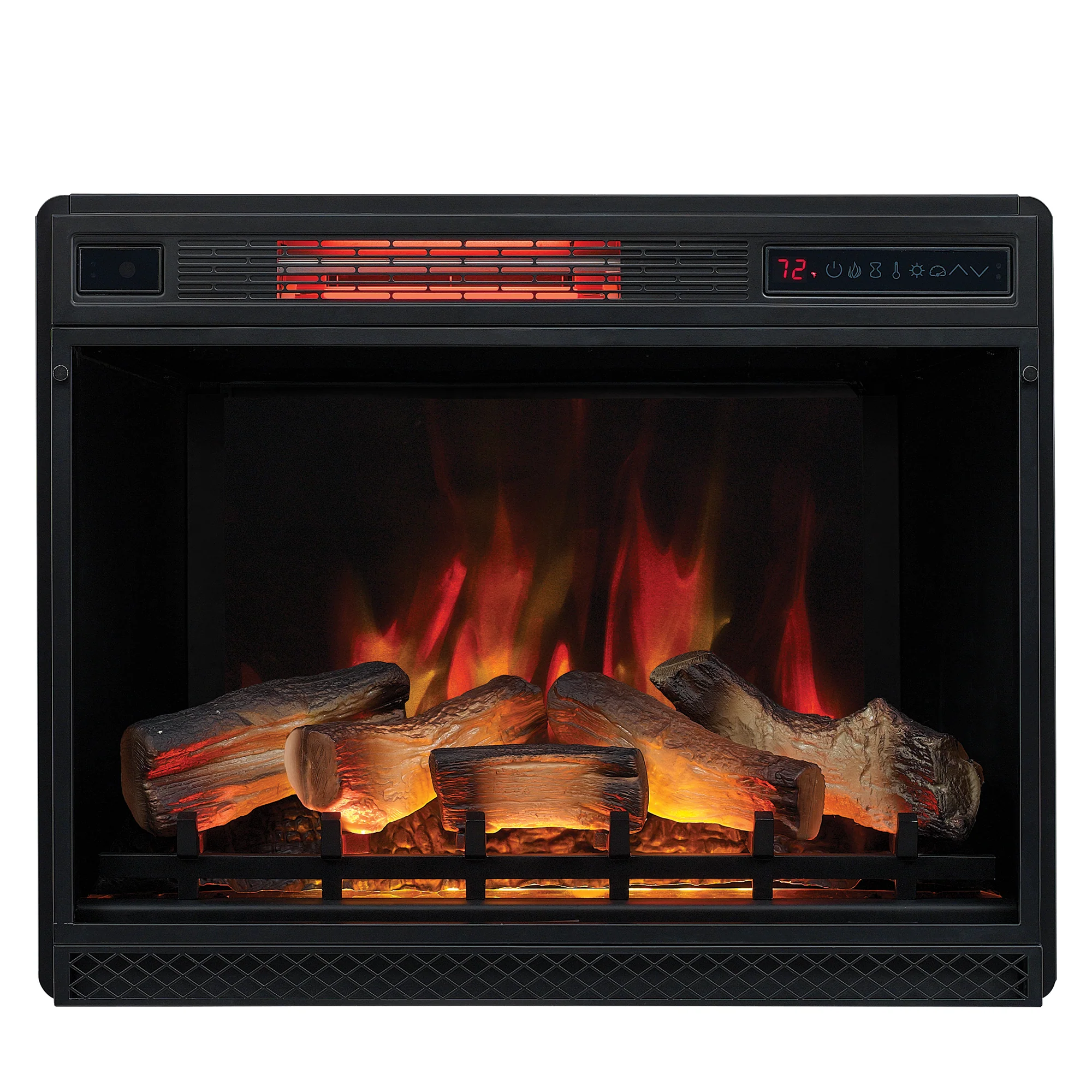 28" Infrared Quartz Fireplace Insert for Wall Mounting & In-Wall Installation - Image 6