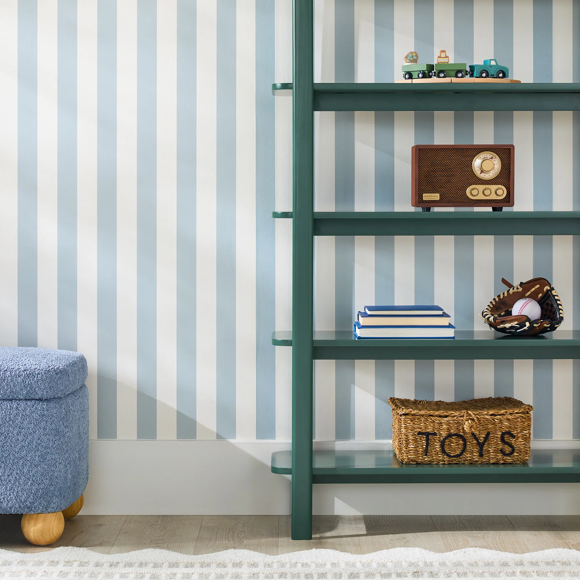 Zoey Modern Arched Wood Storage Bookcase - Image 23