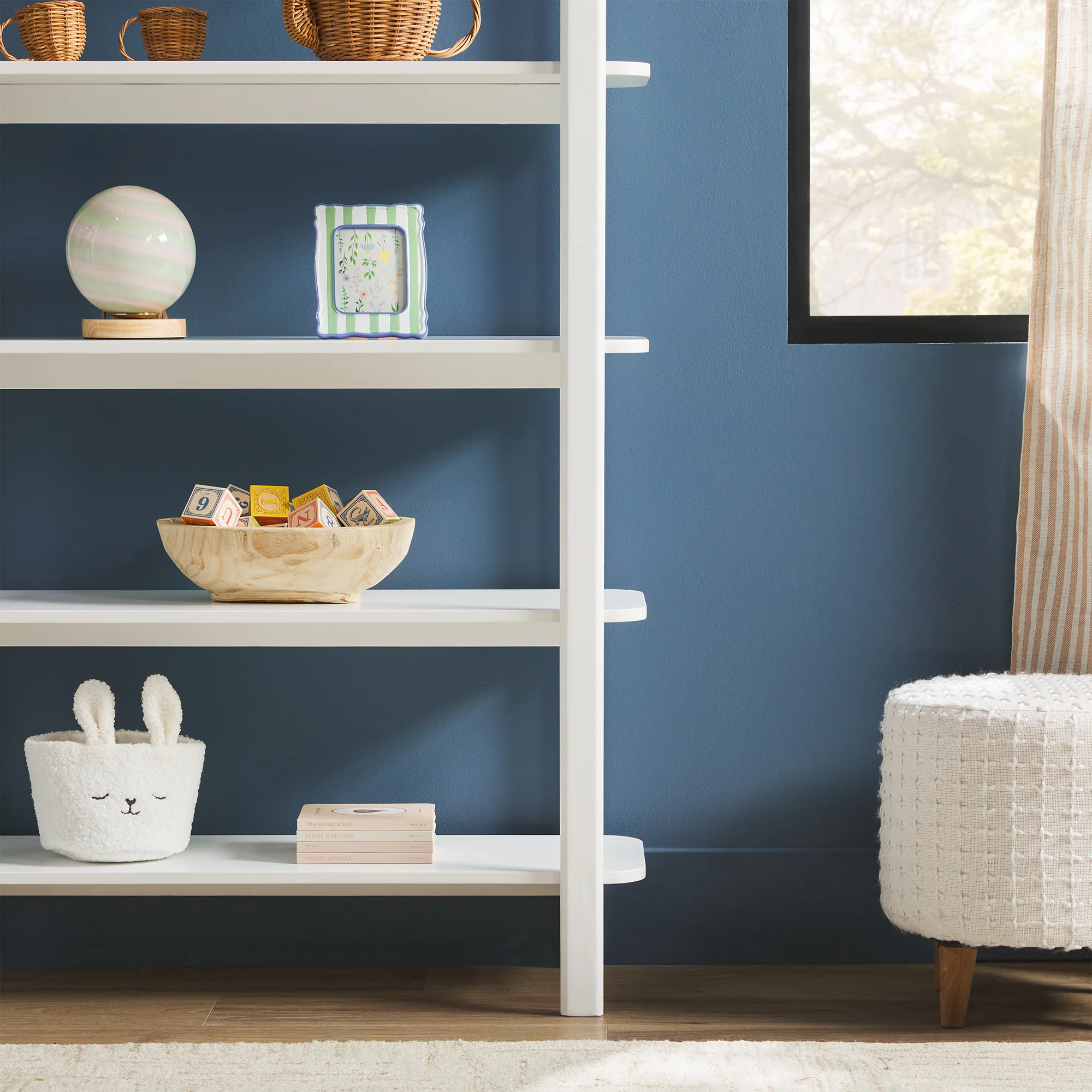 Zoey Modern Arched Wood Storage Bookcase - Image 26