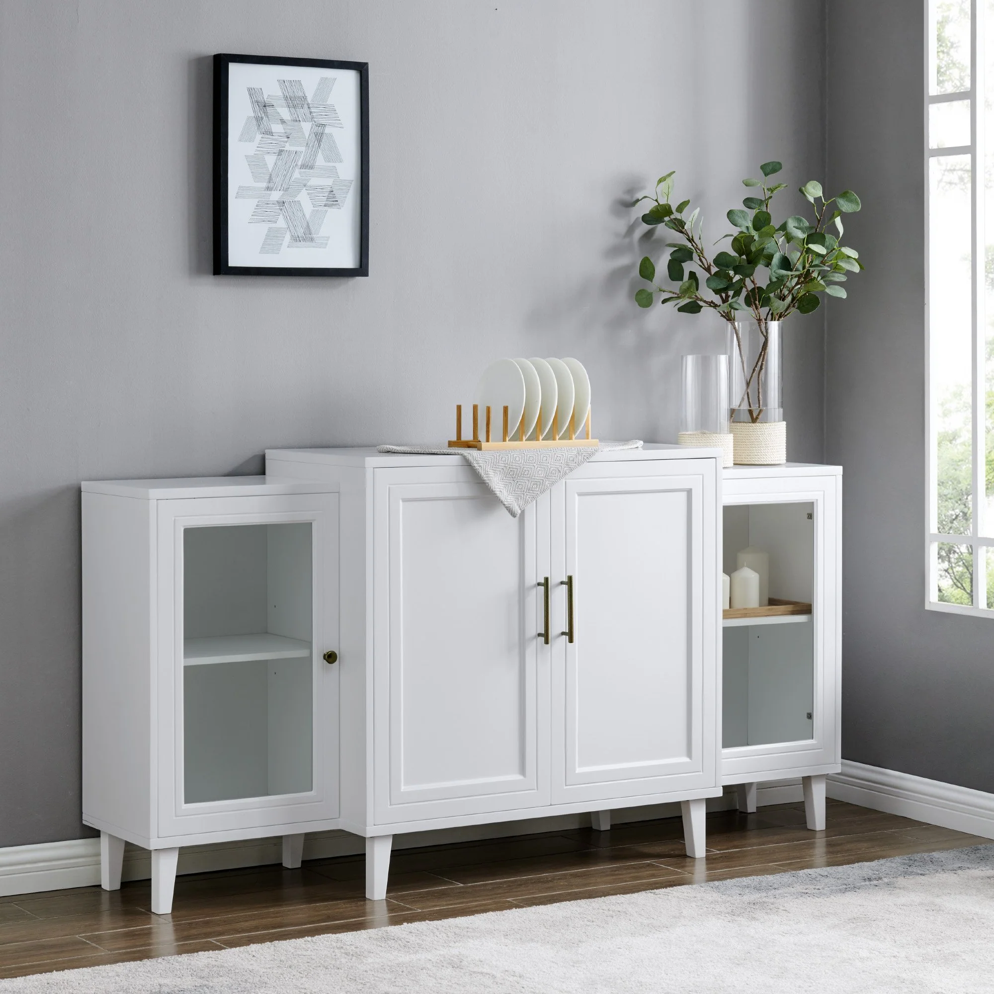 Laurel Modern Buffet Sideboard & TV Stand - Image 5
