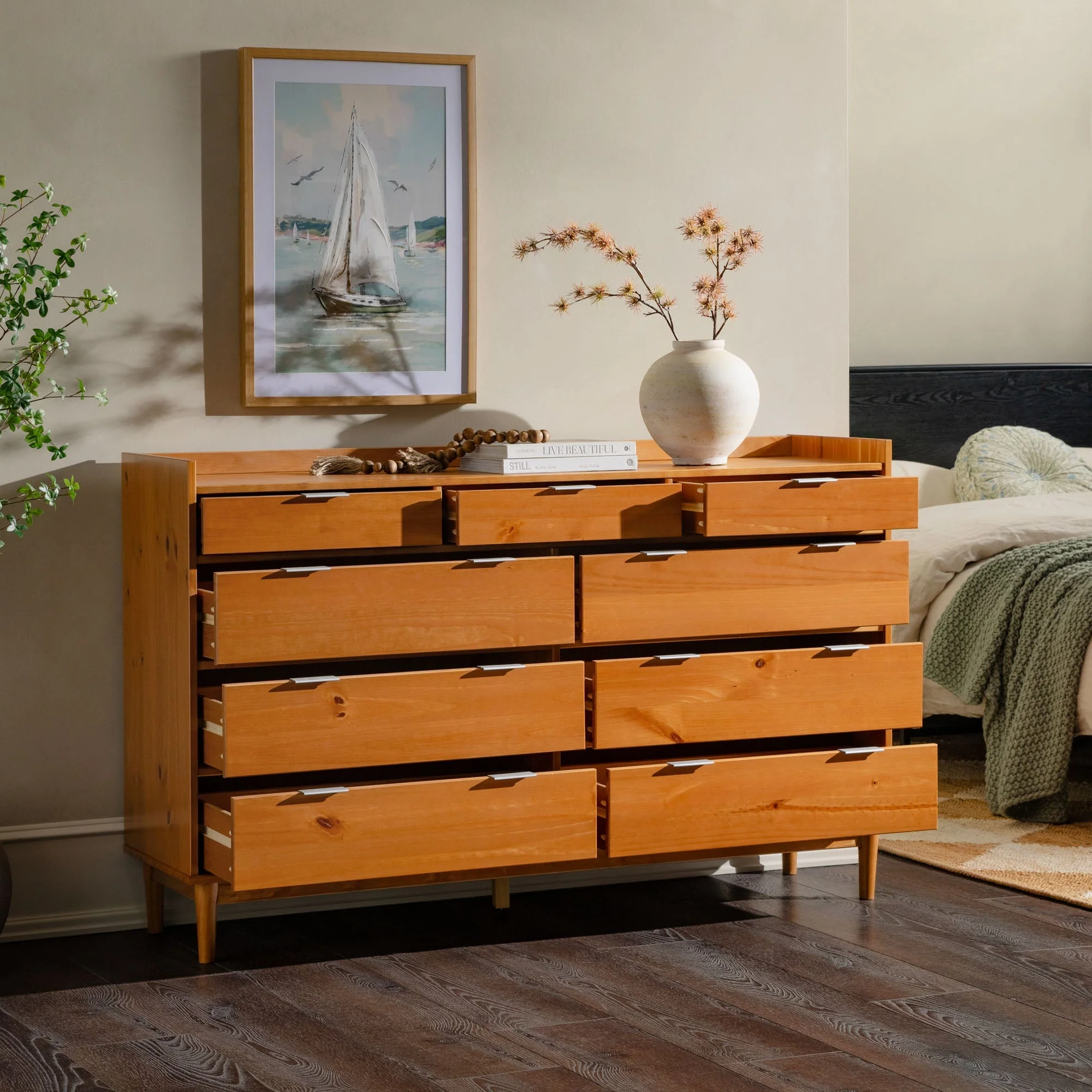 Lee Mid-Century Modern Wood Dresser - Image 24