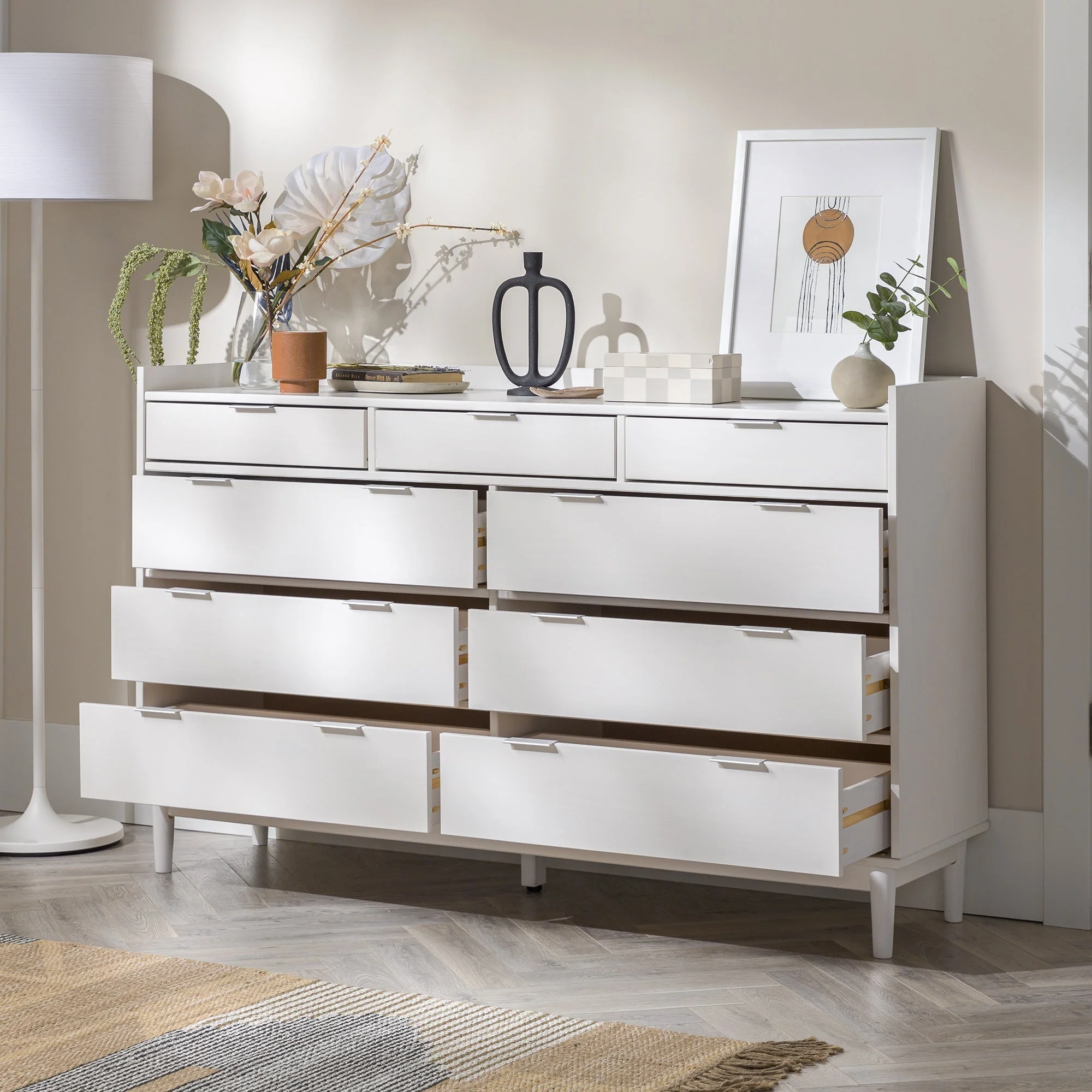 Lee Mid-Century Modern Wood Dresser - Image 28
