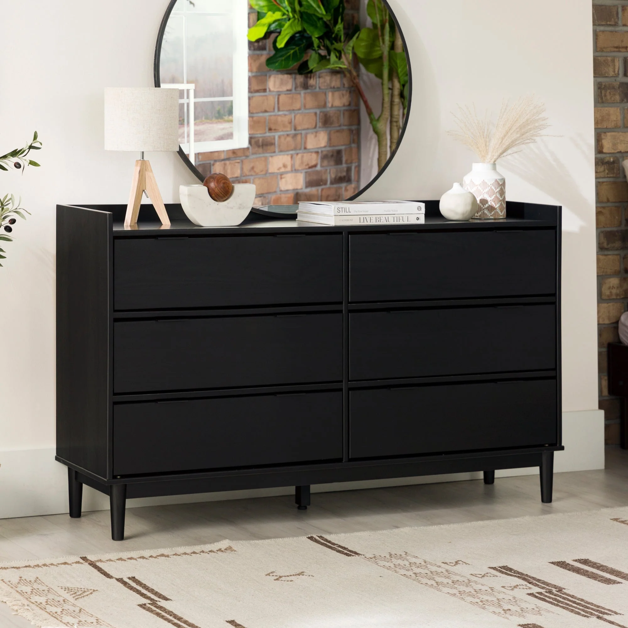 Lee Mid-Century Modern Wood Dresser - Image 3