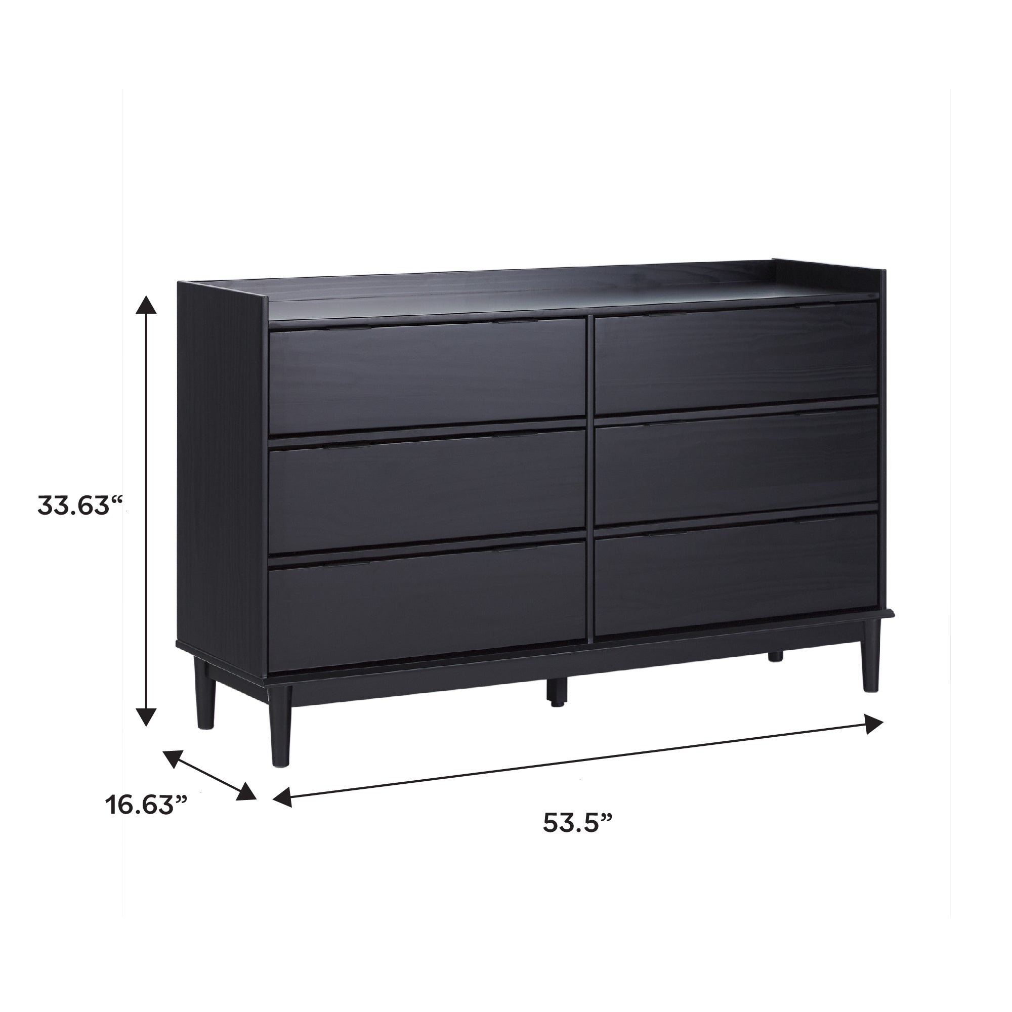 Lee Mid-Century Modern Wood Dresser - Image 4
