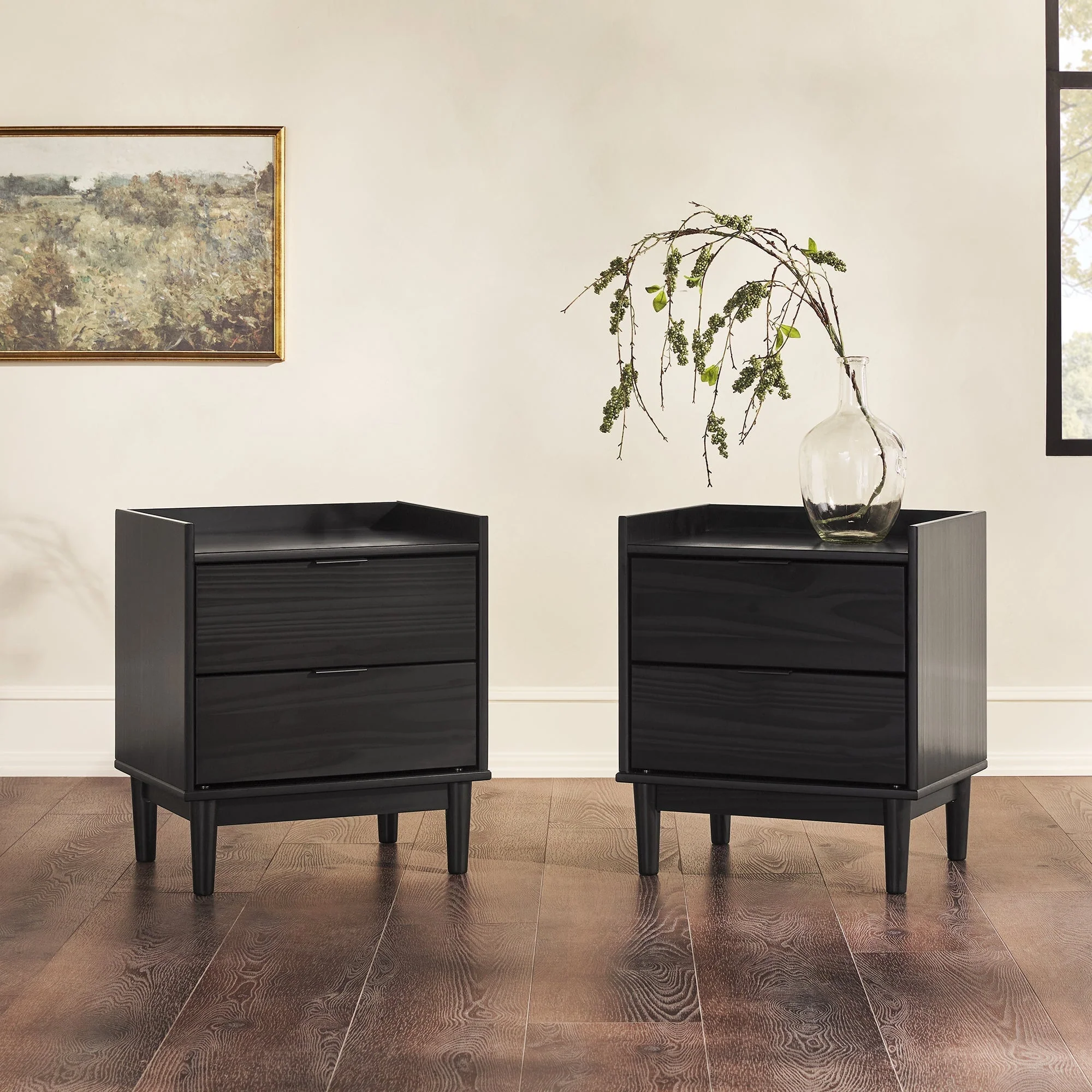 Lee Mid-Century Modern Wood Nightstand - Image 12