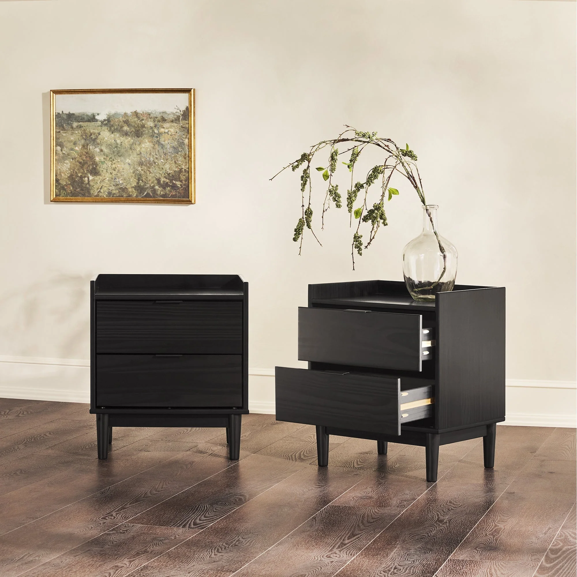 Lee Mid-Century Modern Wood Nightstand - Image 13
