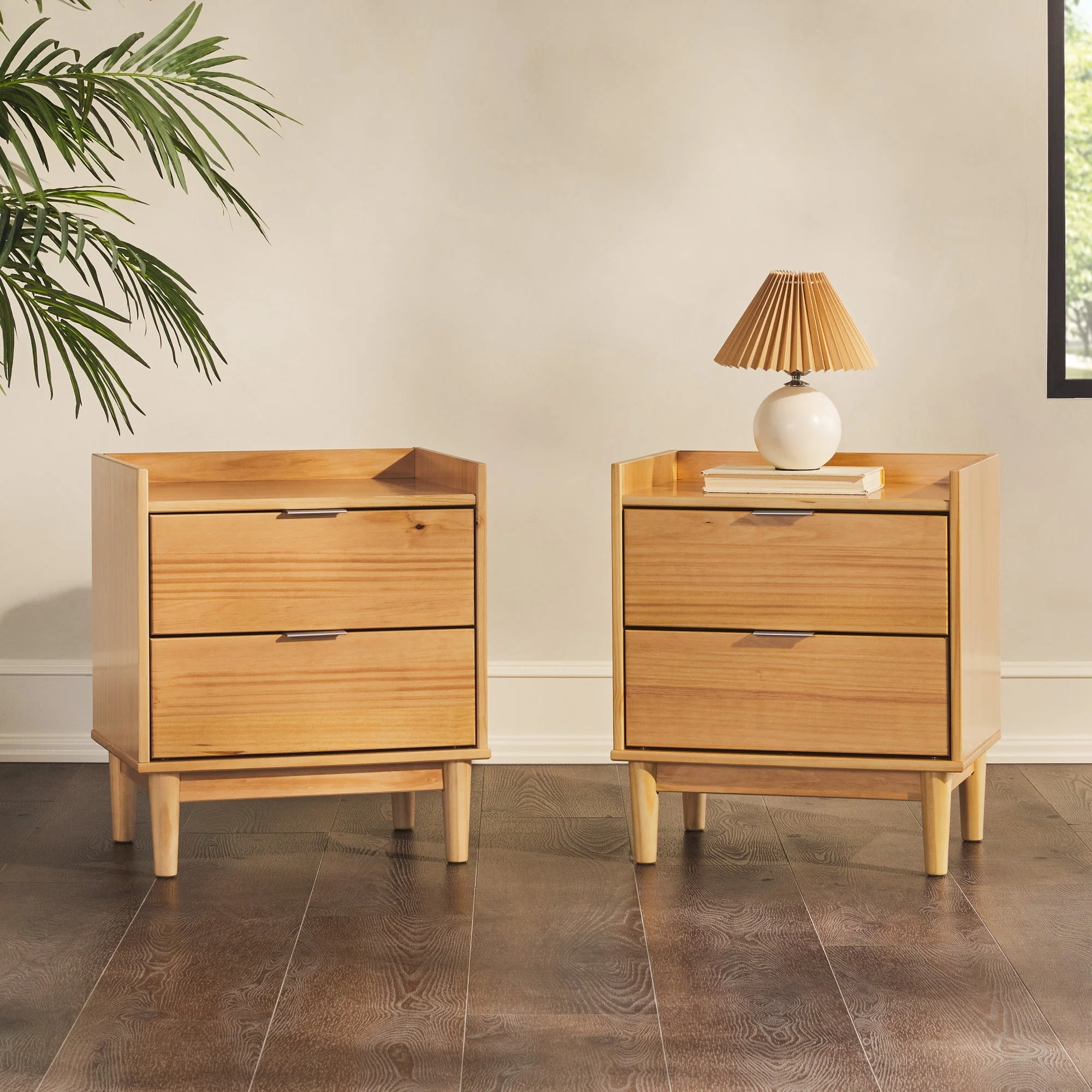 Lee Mid-Century Modern Wood Nightstand - Image 22