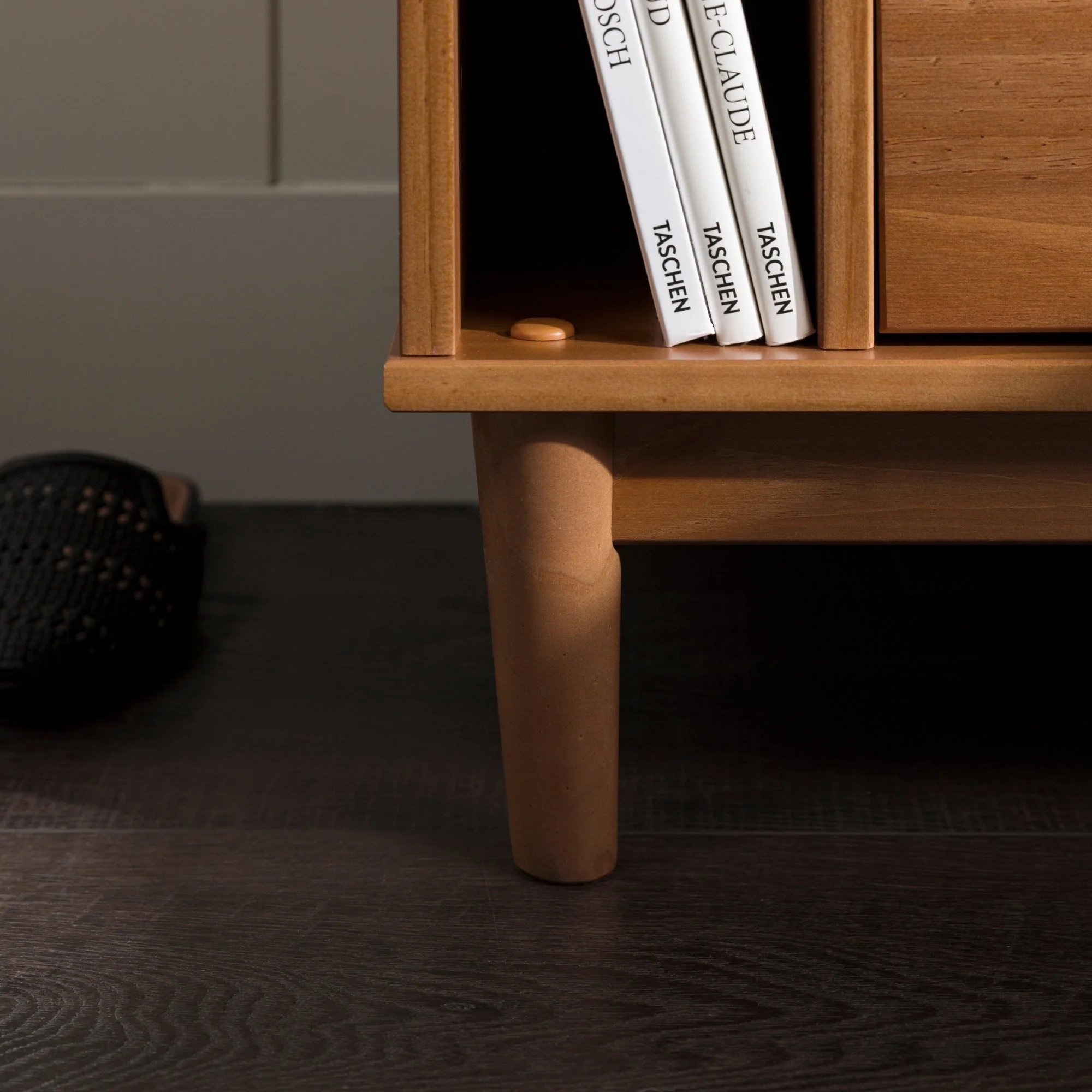 Lee Mid-Century Modern Wood Nightstand - Image 30