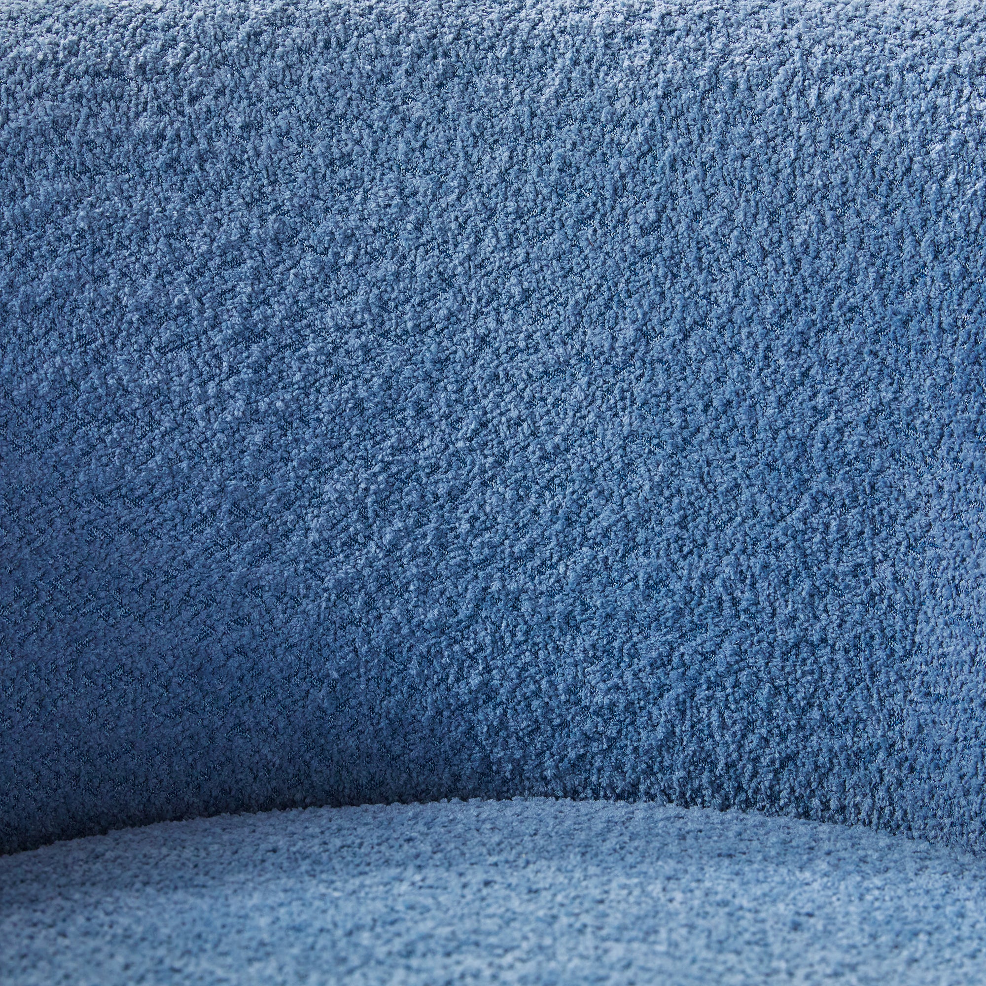 Linley Contemporary Bouclé Upholstered Accent Chair with Ottoman Set - Image 16