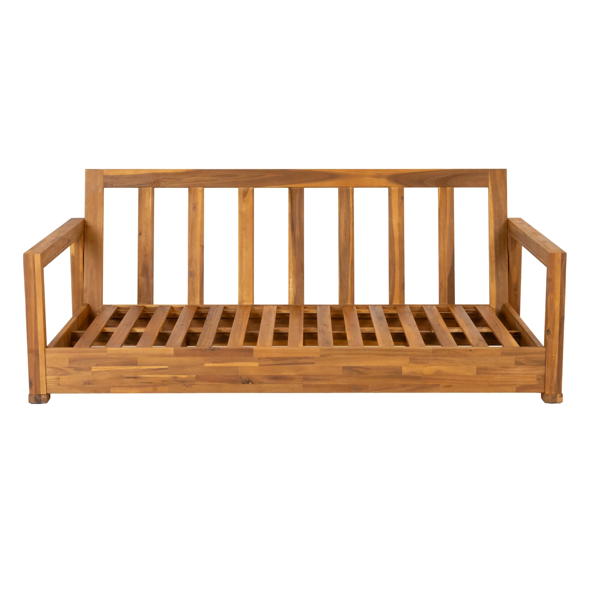 Low Seating Acacia Wood Outdoor Sofa Daybed - Image 15