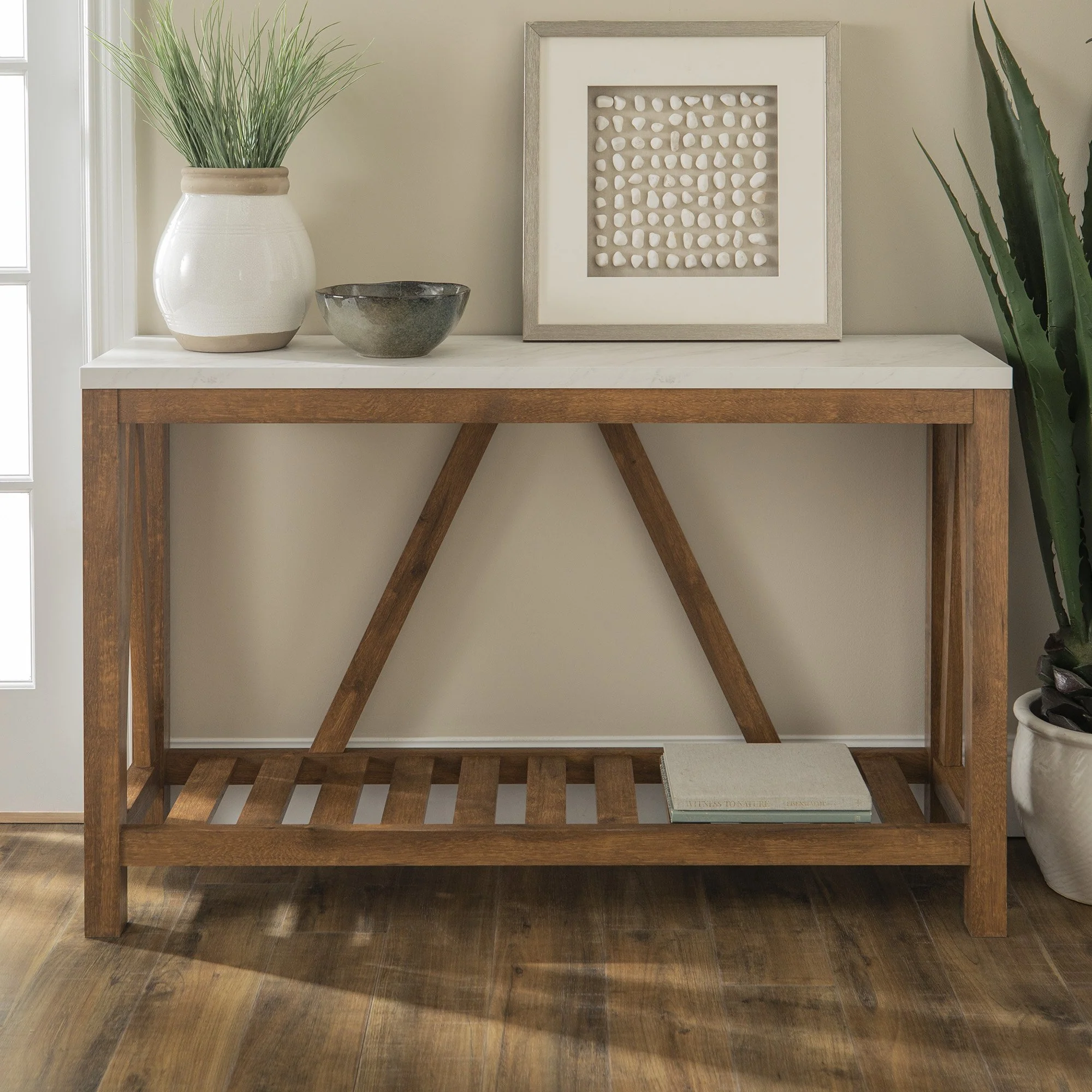 A-Frame Rustic Entry Table - Image 6