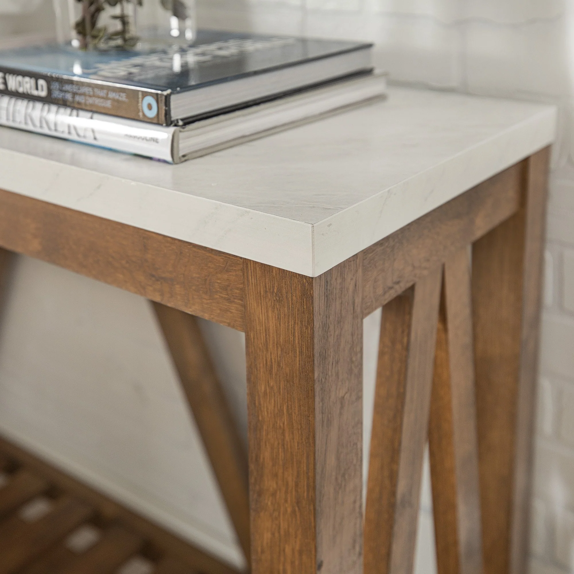 A-Frame Rustic Entry Table - Image 8