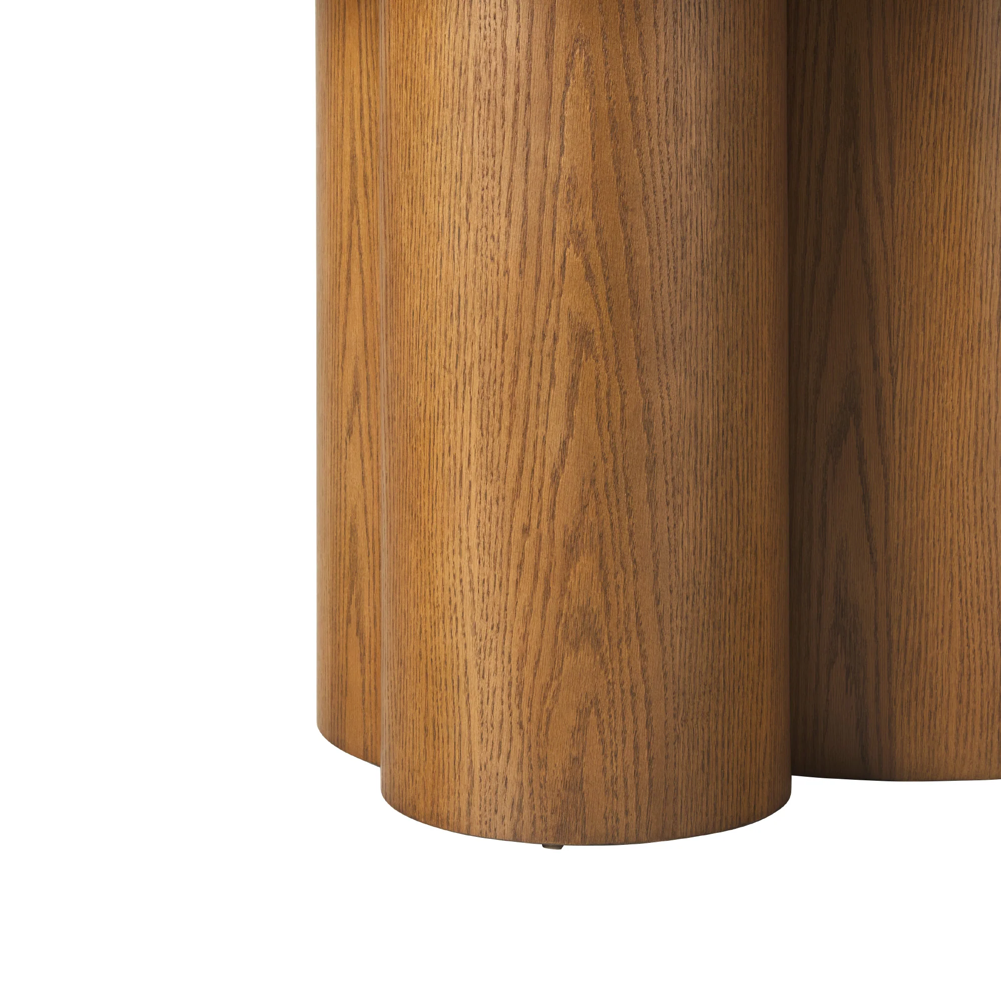 Maya Modern 47” Round Dining Table with Curve Pedestal Base, Seats 4 - Image 13