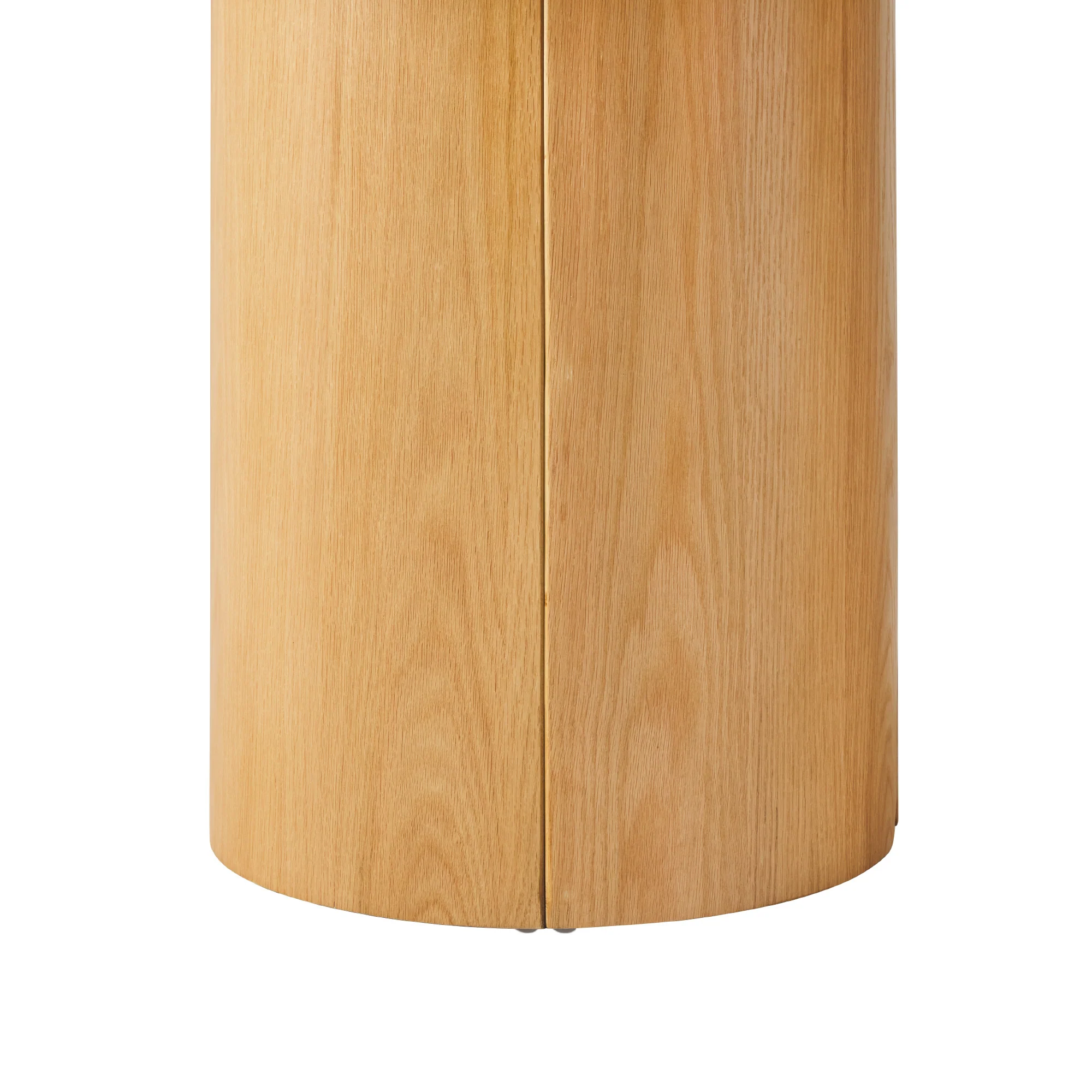 Maya Modern 70" Oval Dining Table with Round Pedestal Base, Seats 6 - Image 14