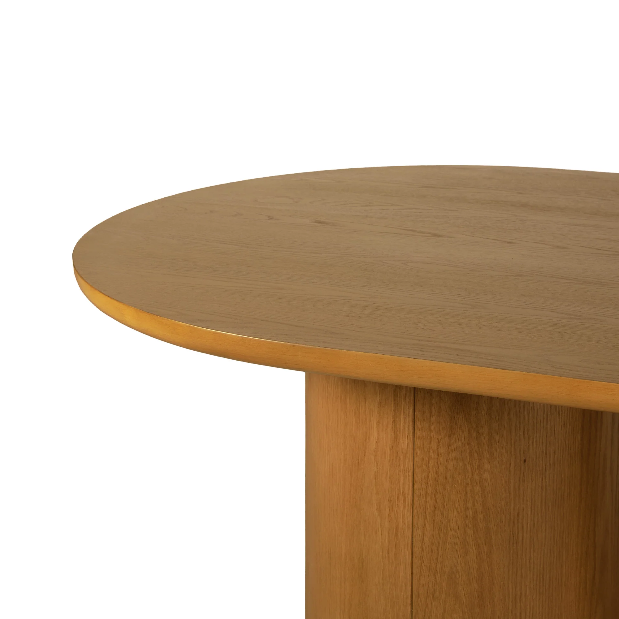 Maya Modern 70" Oval Dining Table with Round Pedestal Base, Seats 6 - Image 36