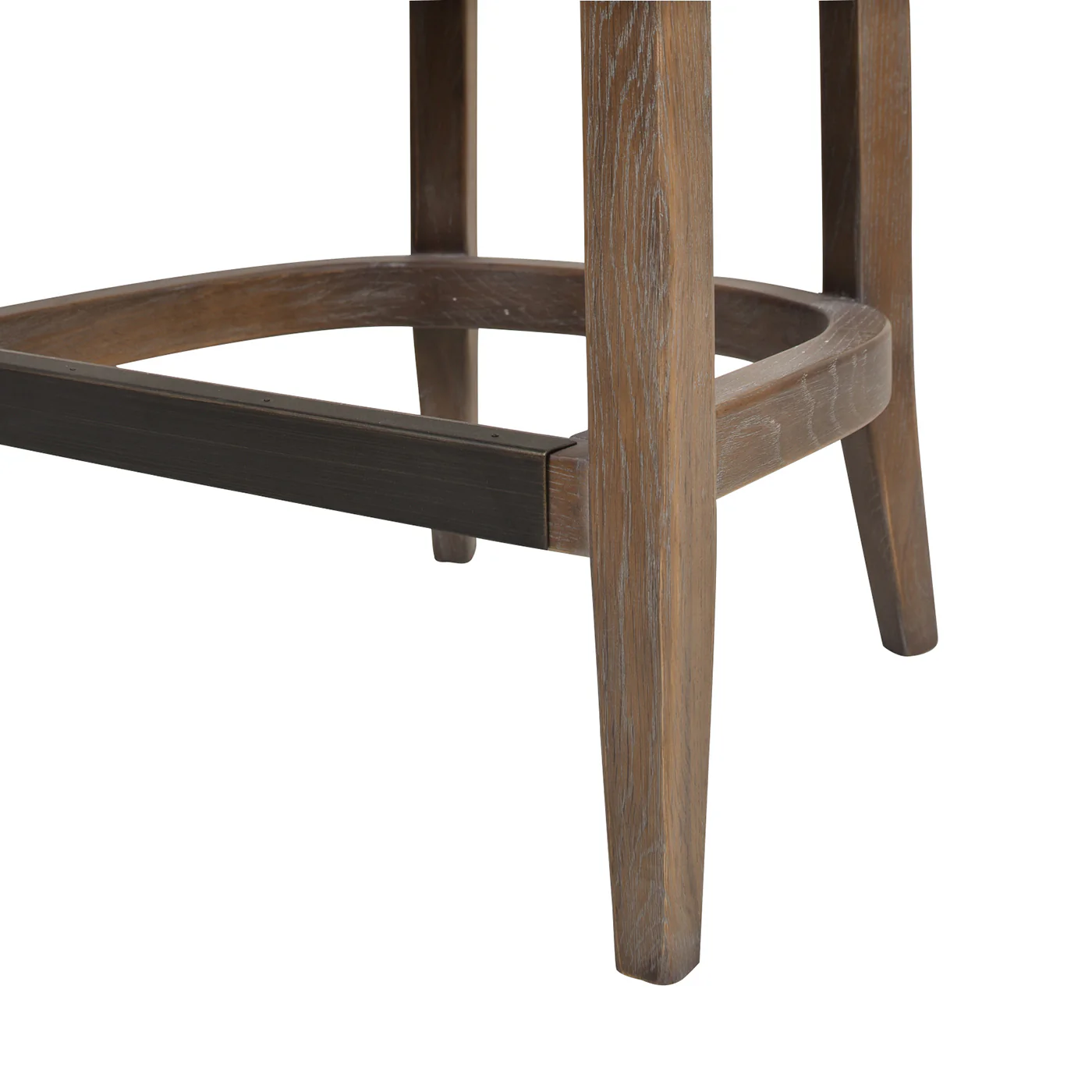 Mid-Century Modern 26' Textured Weave Counter Stool - Image 10