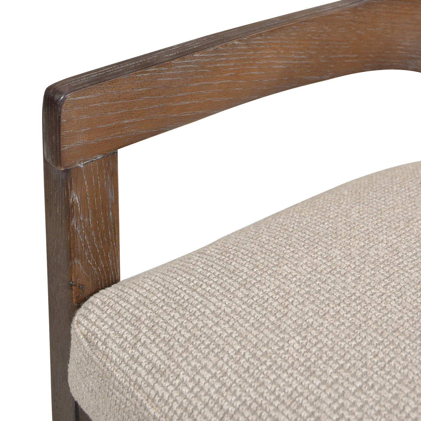 Mid-Century Modern 26' Textured Weave Counter Stool - Image 14