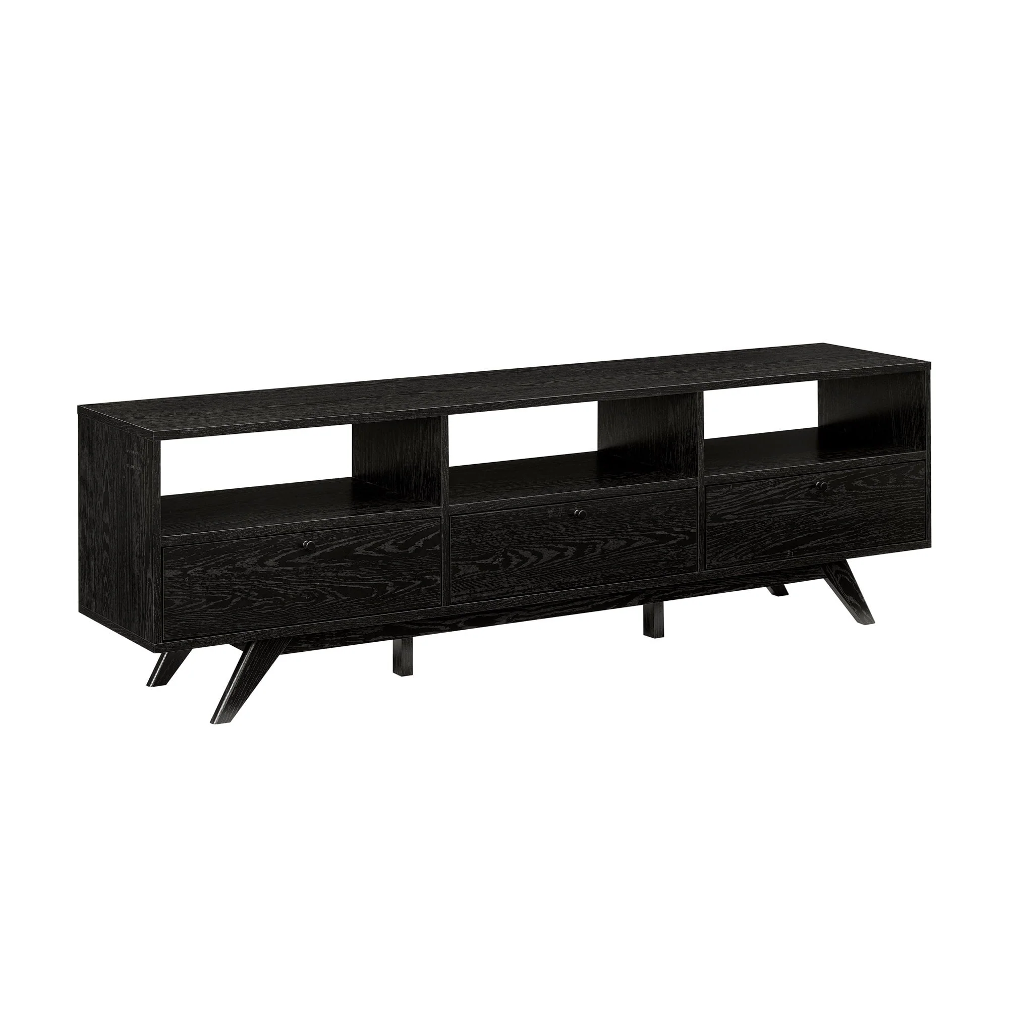 Mid-Century Kela Modern 3-Door TV Stand - Image 15