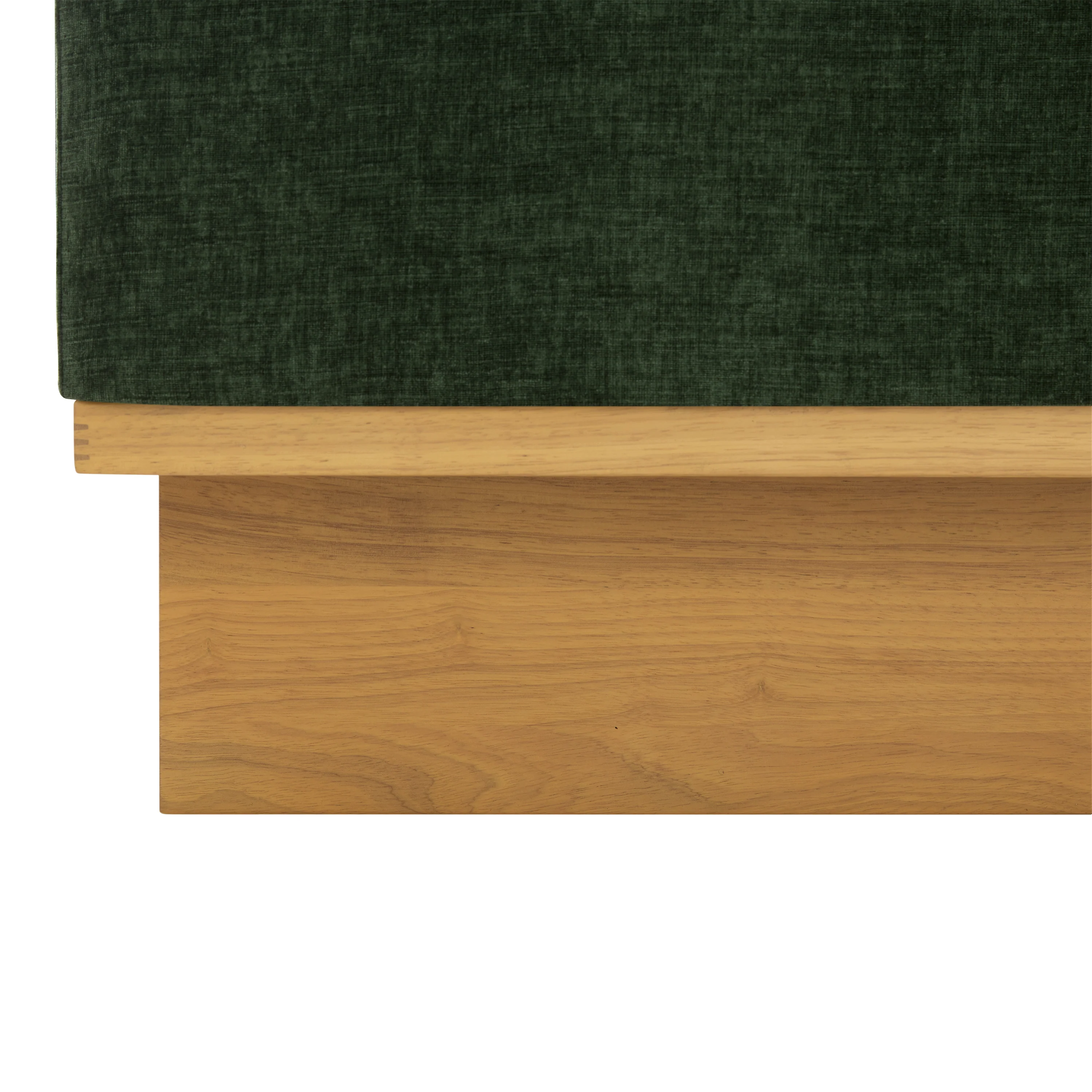 Mid-Century Modern Minimalist Green Accent Chair with Solid Wood Frame - Image 14