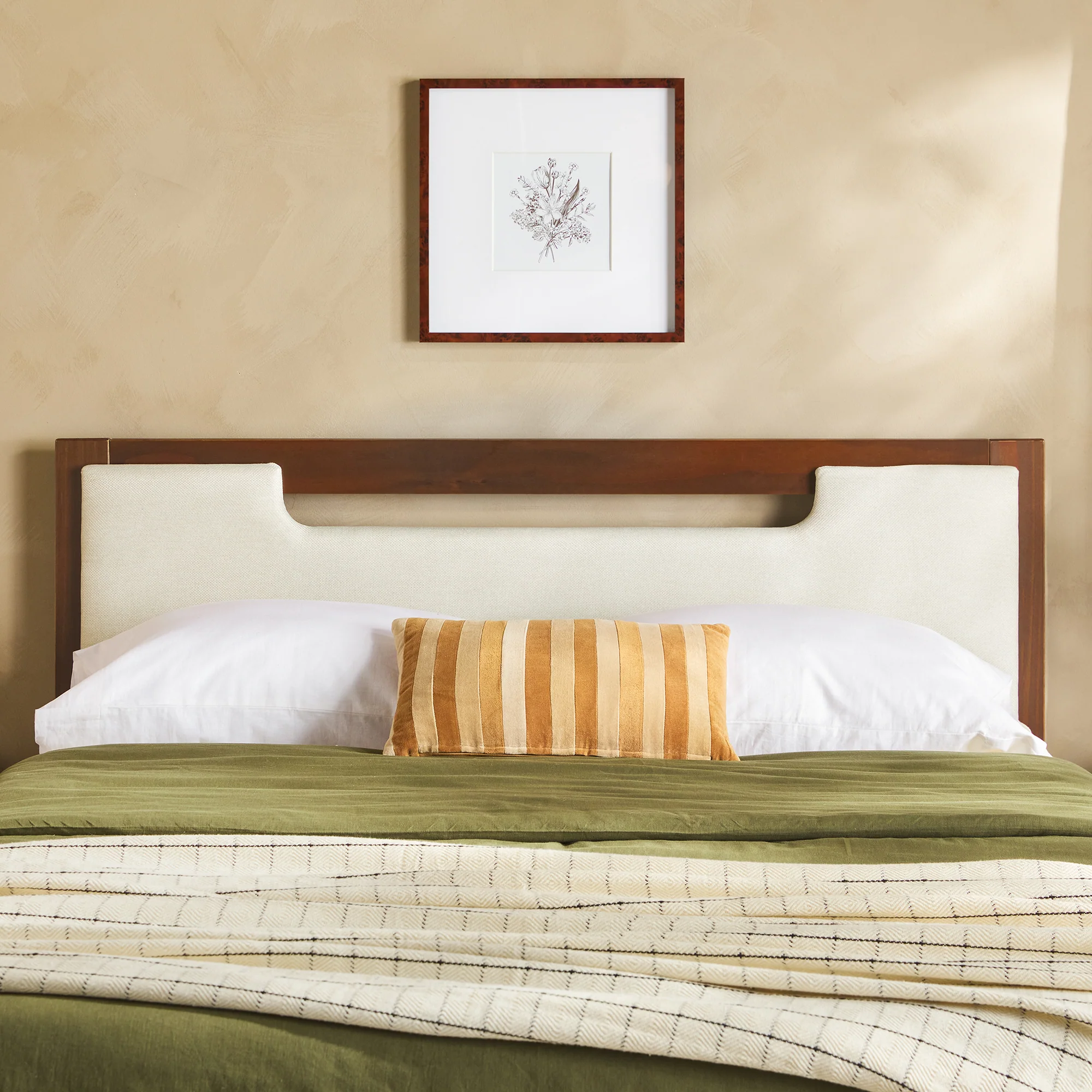 Sloane Mid-Century Modern Solid Wood Storage Bed - Image 16