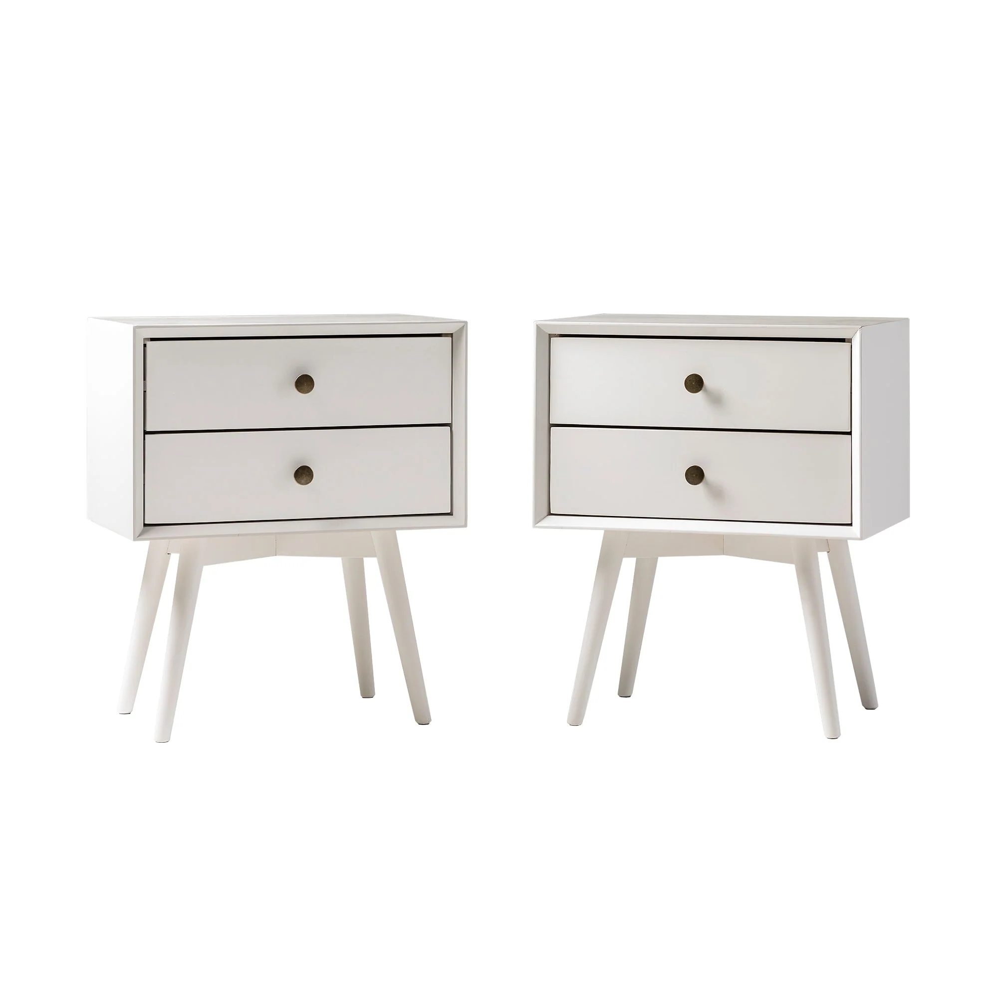 Mid-Century Solid Wood Nightstand Collection (1 or 2 Drawer) - Image 22